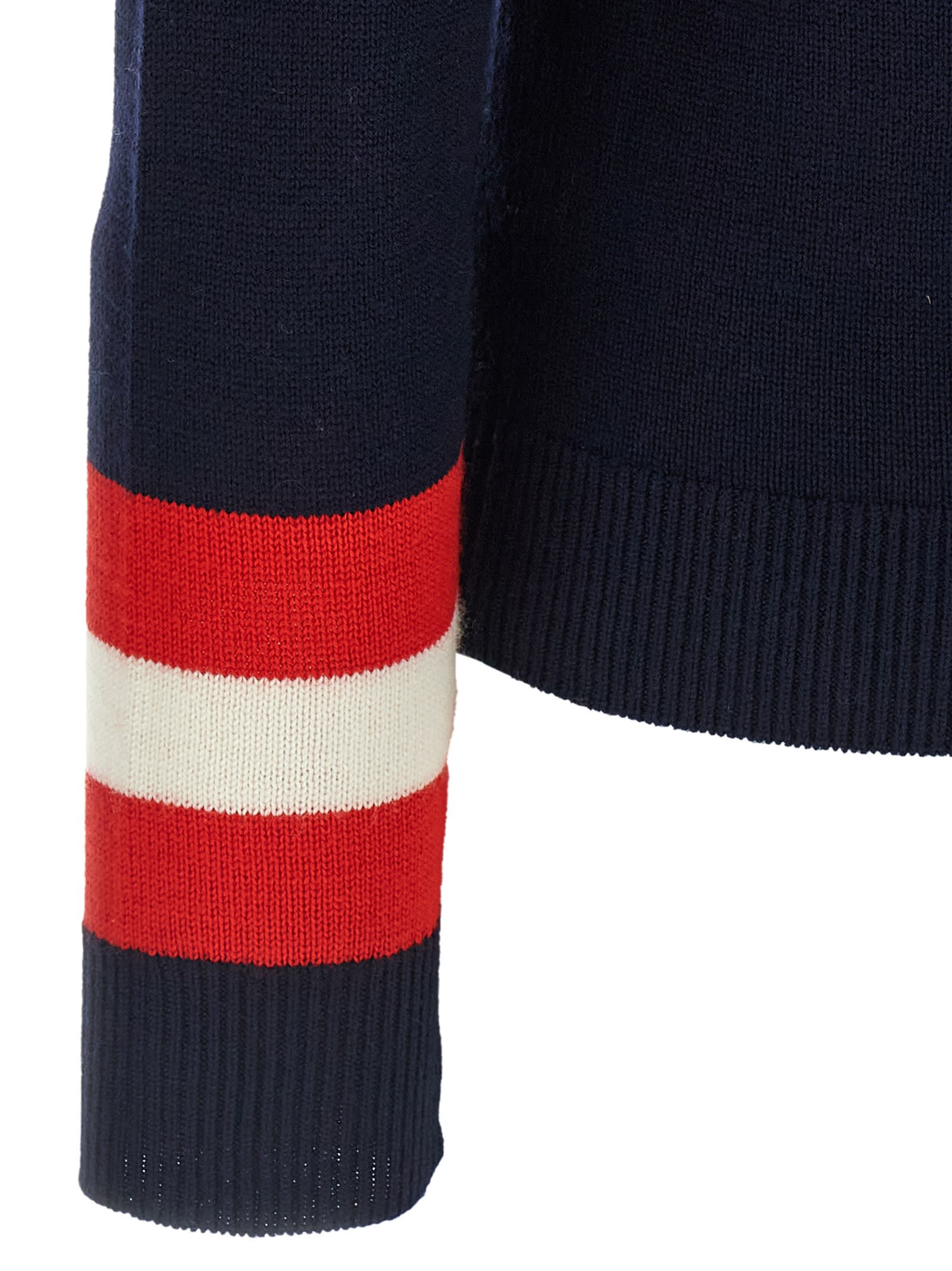 Perfect Moment Schild Merino Wool Sweater Xl In Multi