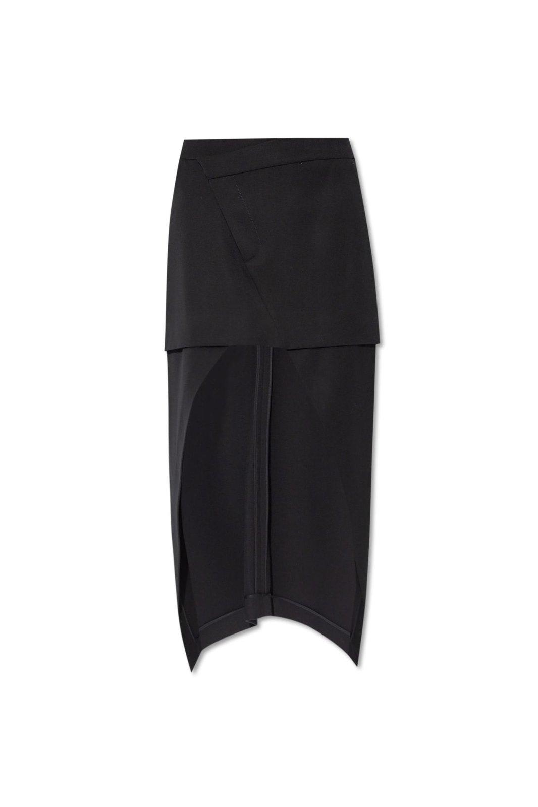 Asymmetric Midi Skirt