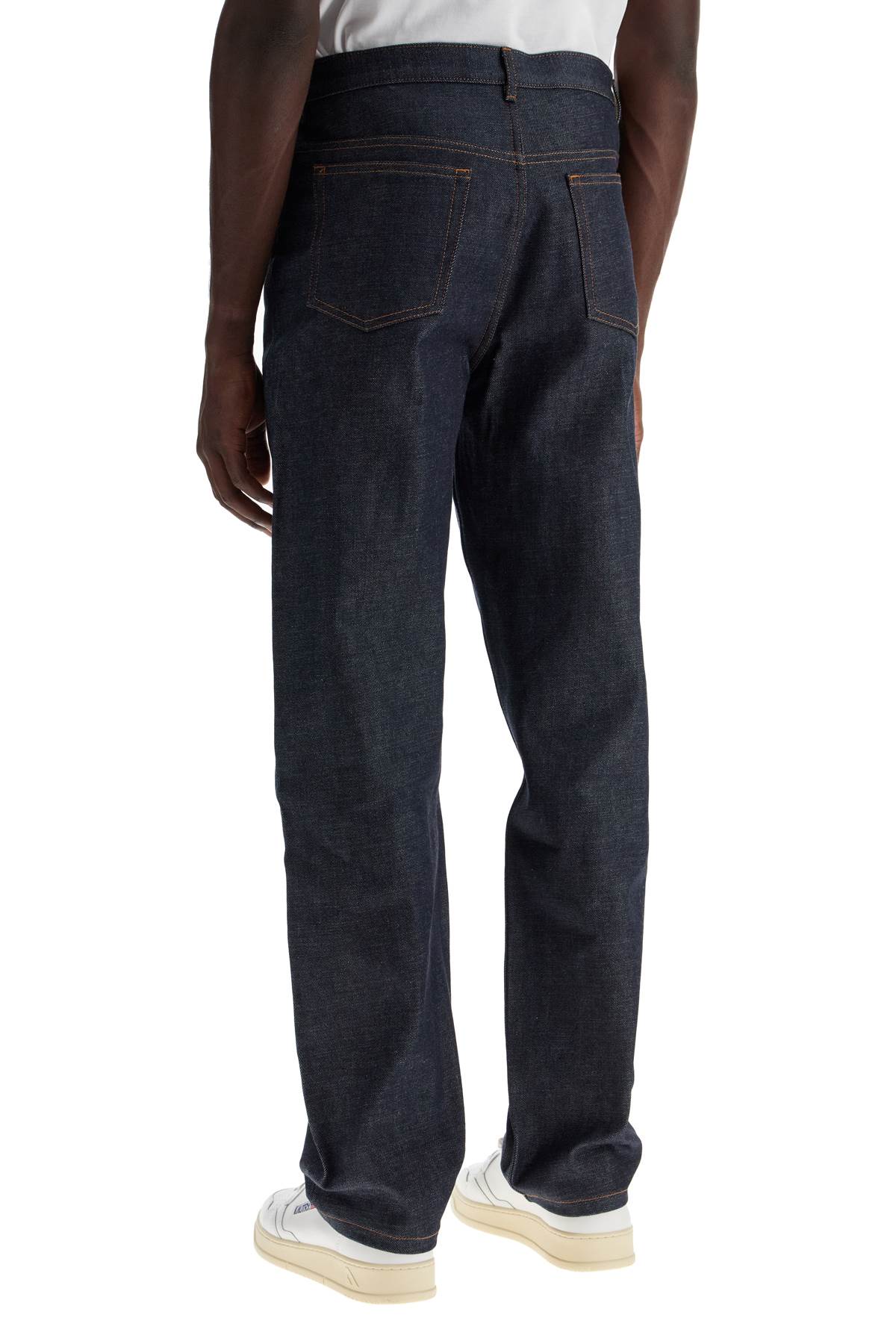Apc A.p.c. Mens Martin Stonewashed Black Denim Jeans In Blue