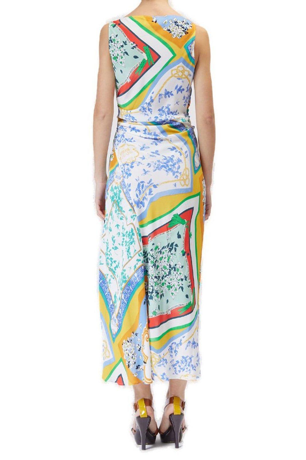 Moschino Midi Dress Foulard Printing