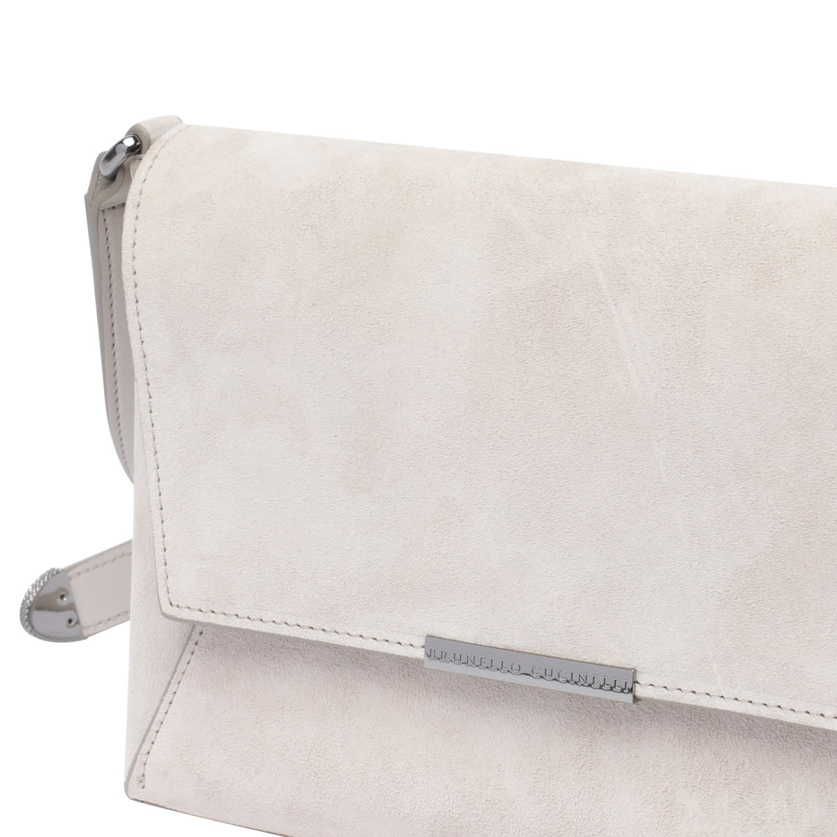 Shop Brunello Cucinelli Messenger Bc Duo Bag In White