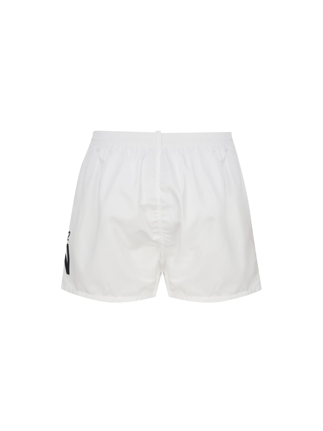 Shop Dsquared2 Icon Swimsuit In Nylon In White