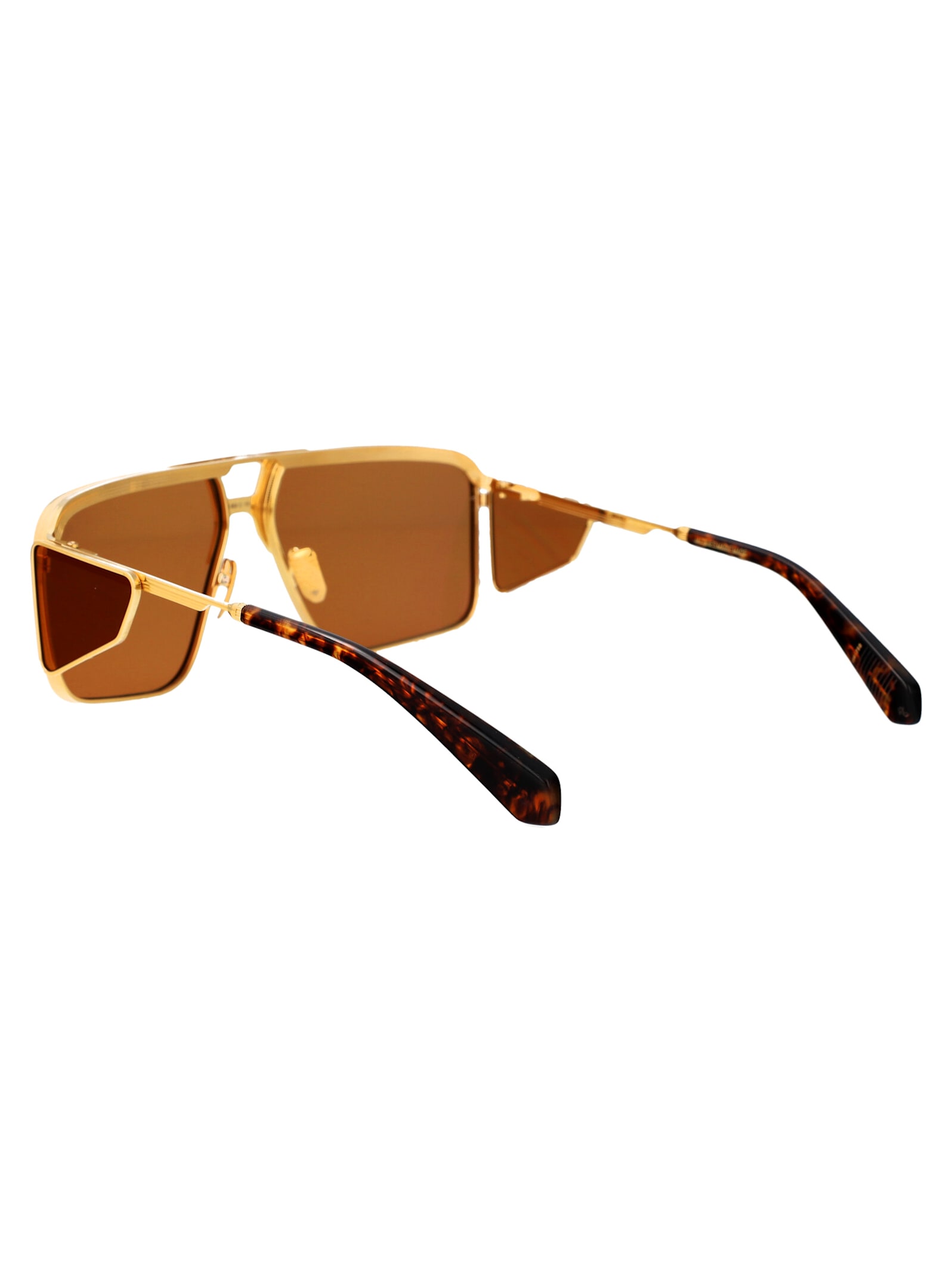 Shop Jacques Marie Mage Assen Sunglasses In Gold