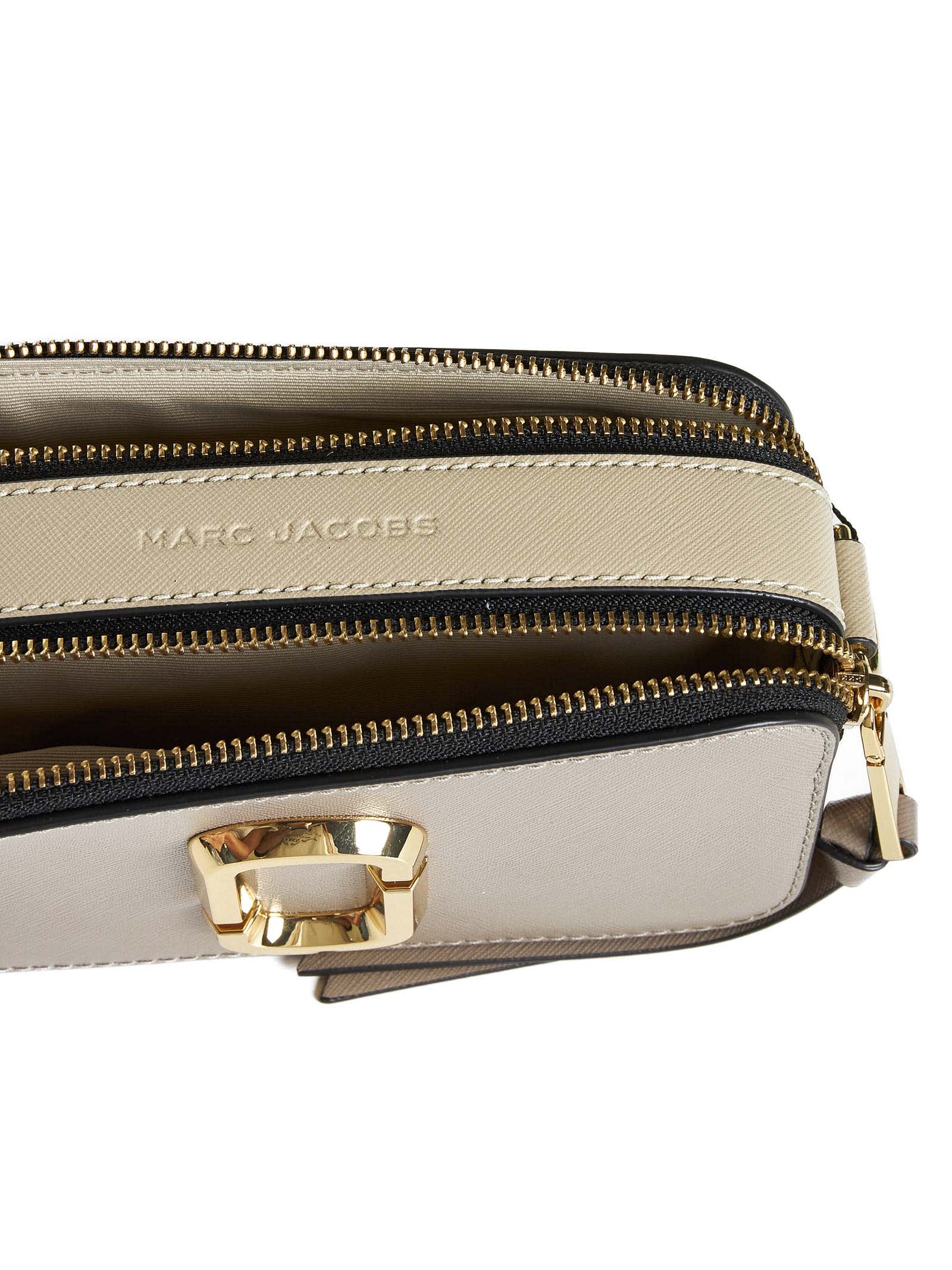 Shop Marc Jacobs Shoulder Bag In Cement Multi