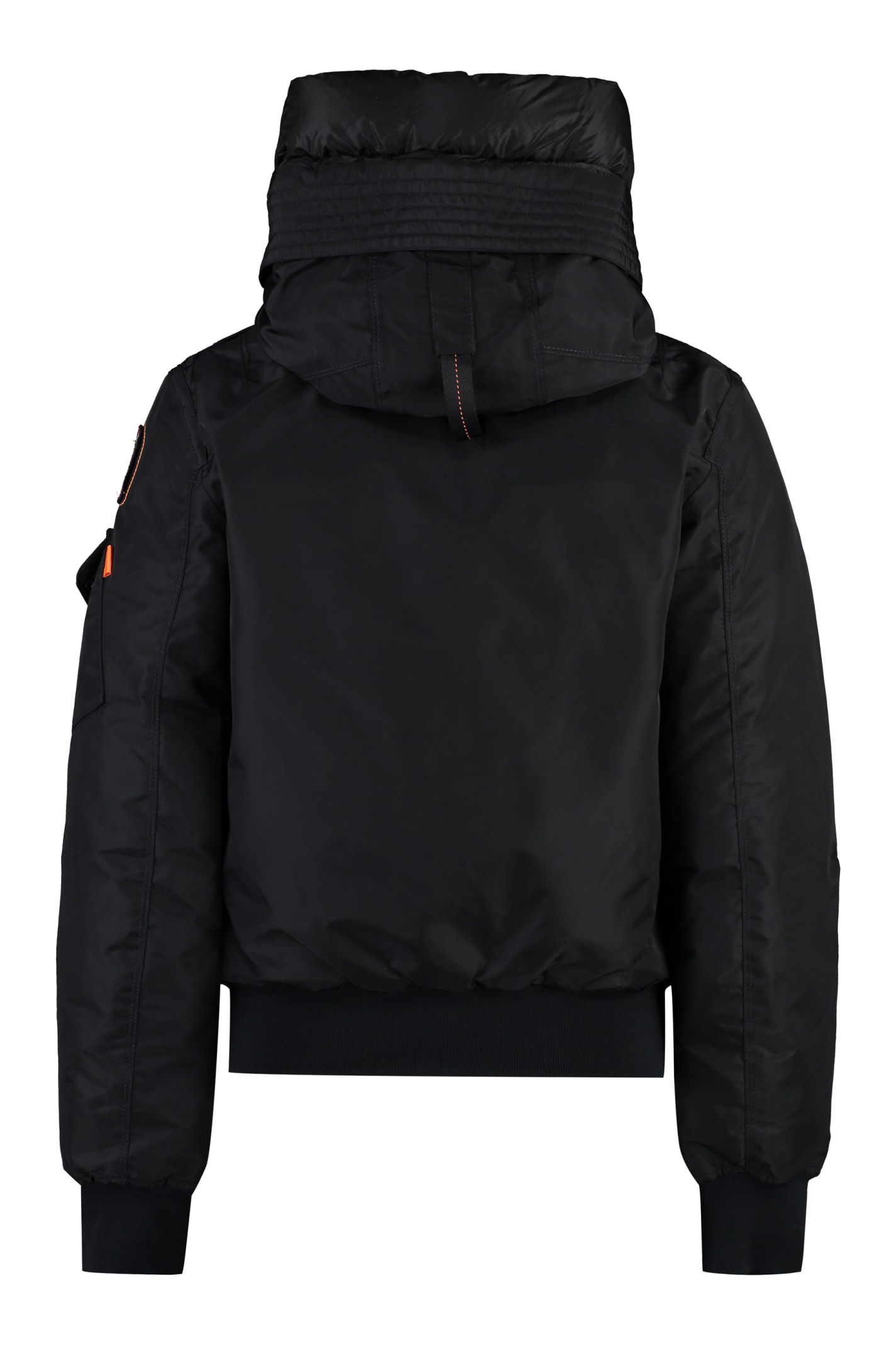 Shop Parajumpers Gort Core Nylon Bomber Jacket In Black