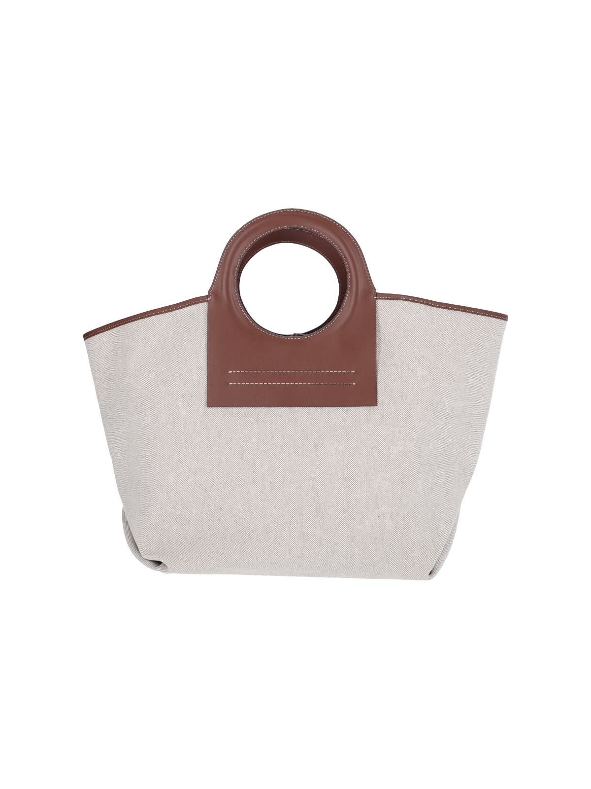 Leather tote Hereu Brown in Leather - 34439516