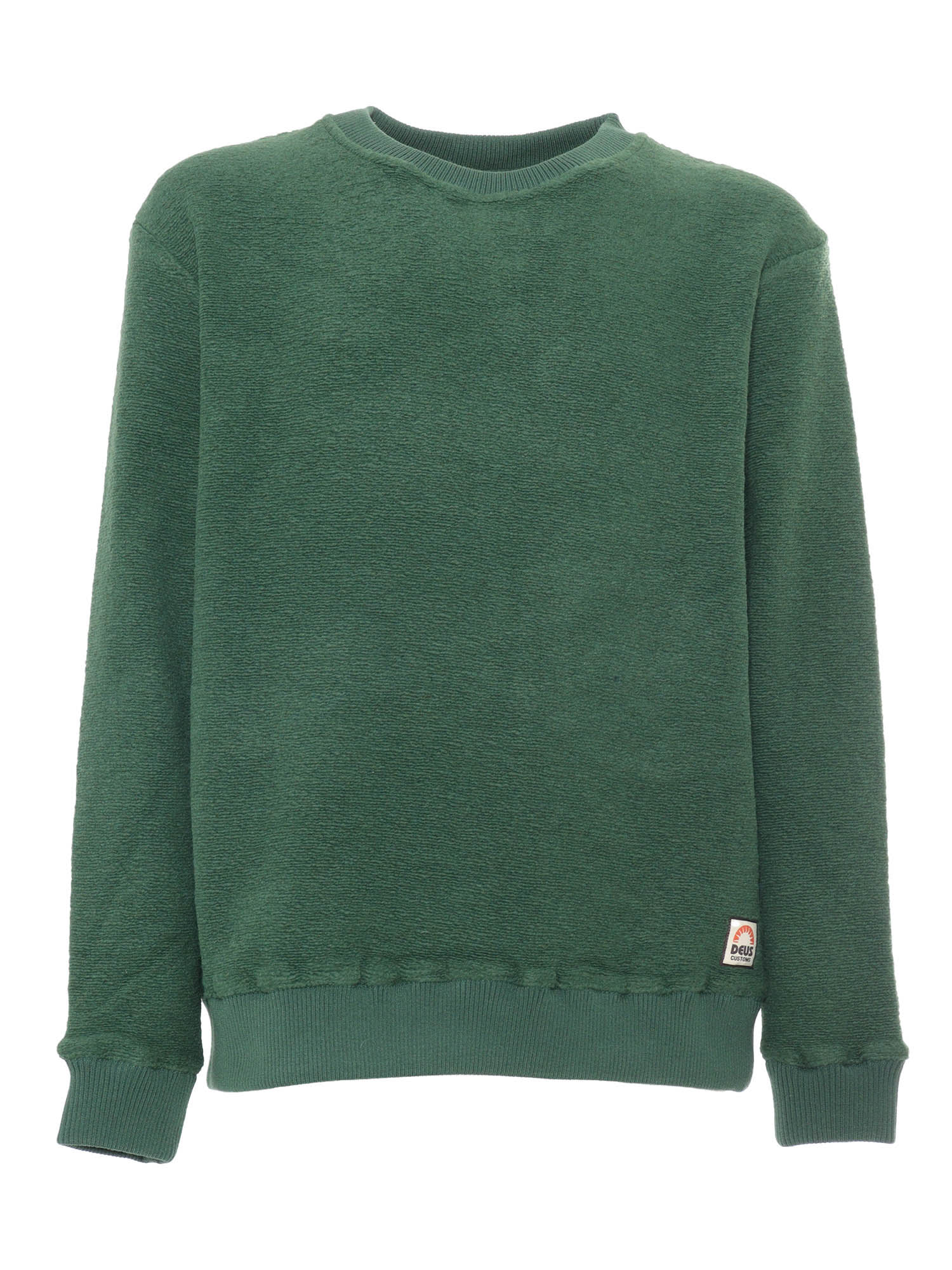 Deus Ex Machina Reo Textured Fleece In Green