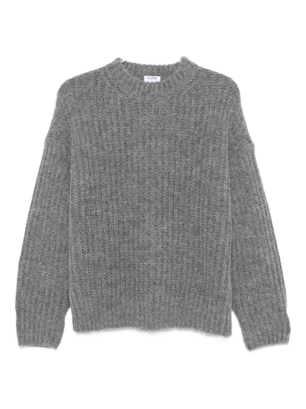 Filippa K Stand-neck Sweater In Gray