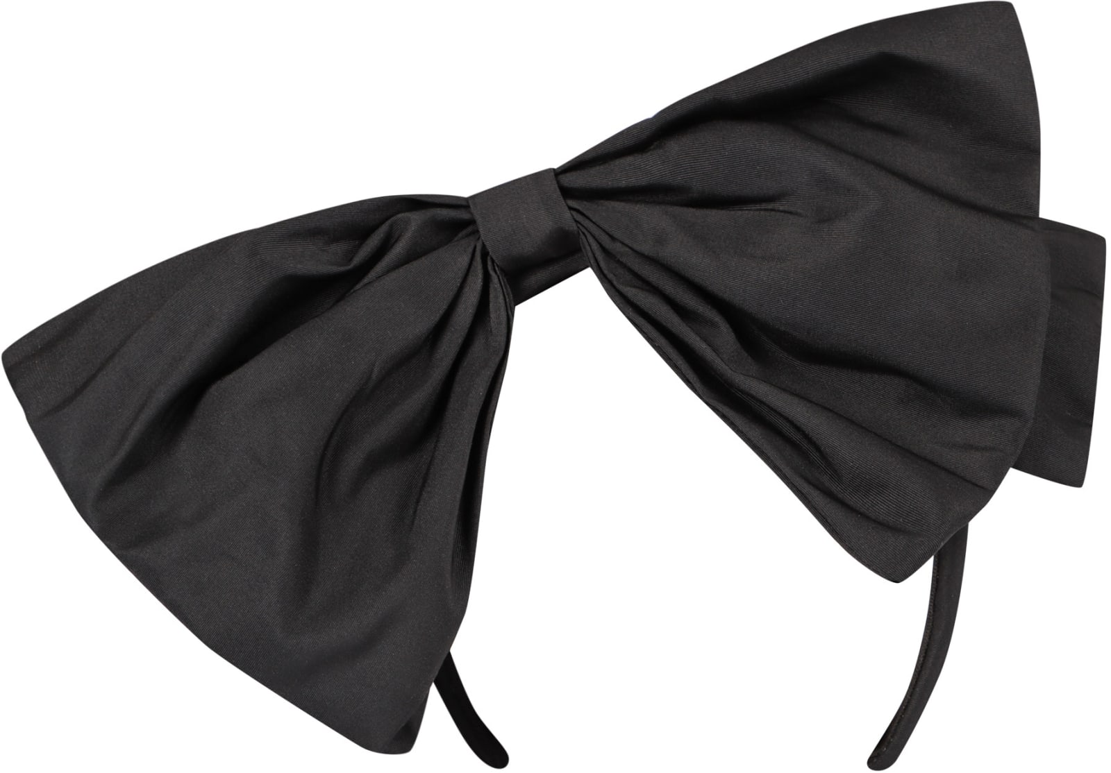 Shop Nina Ricci Maxi Bow Headband In Black