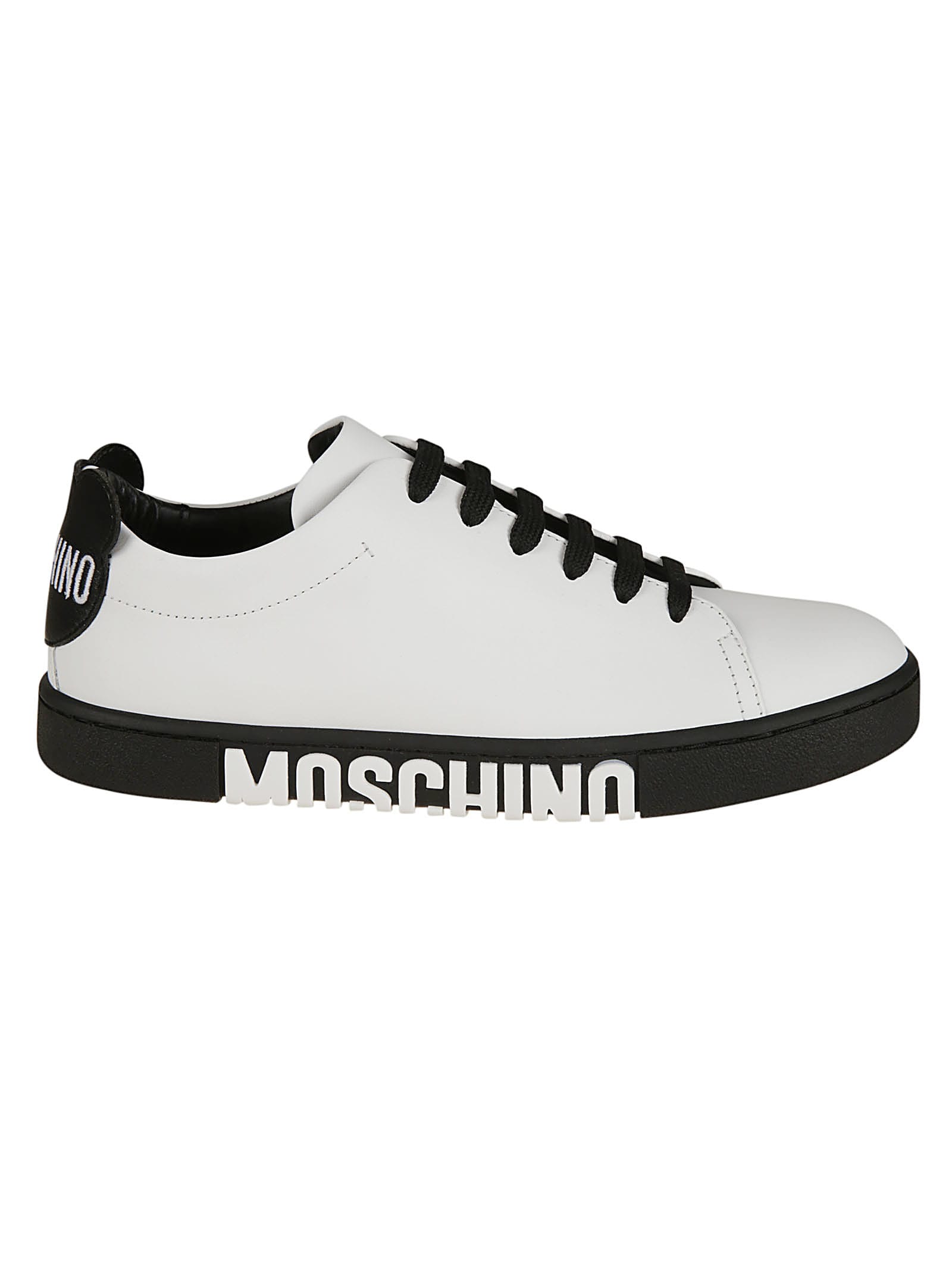 Moschino Embossed Logo Sole Sneakers