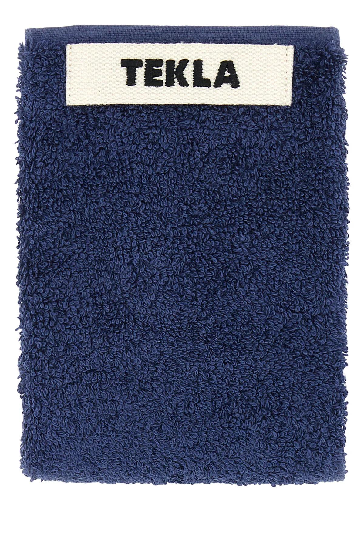 Tekla Air Force Blue Terry Towel