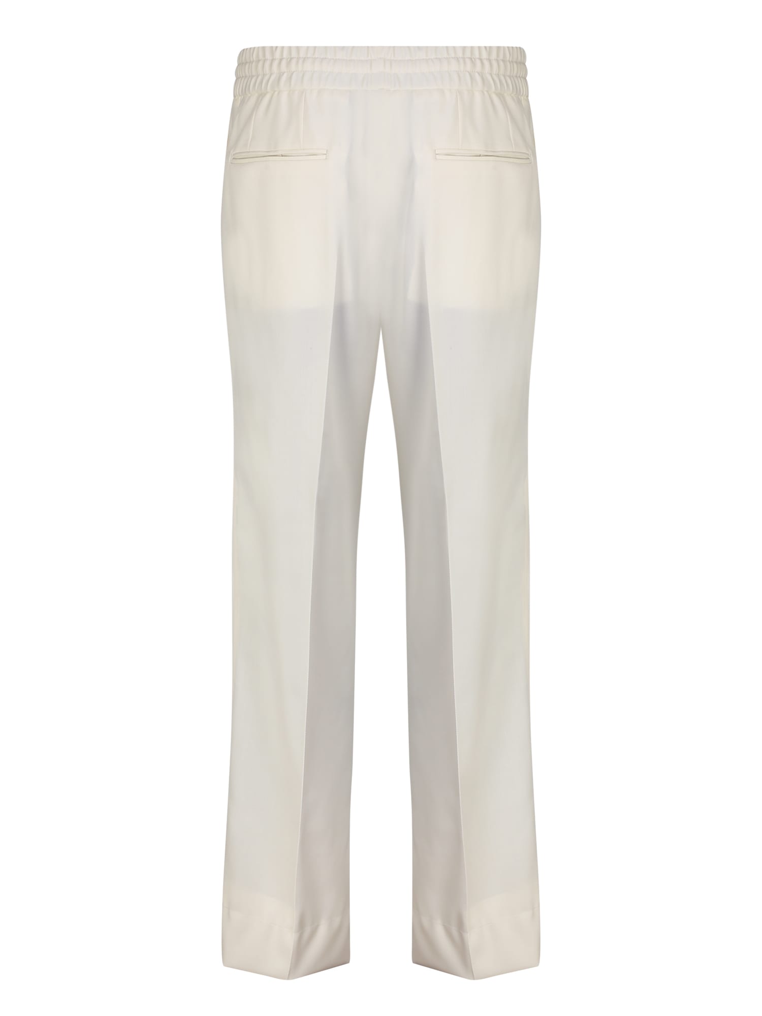 BRIONI WHITE ASOLO TROUSERS 