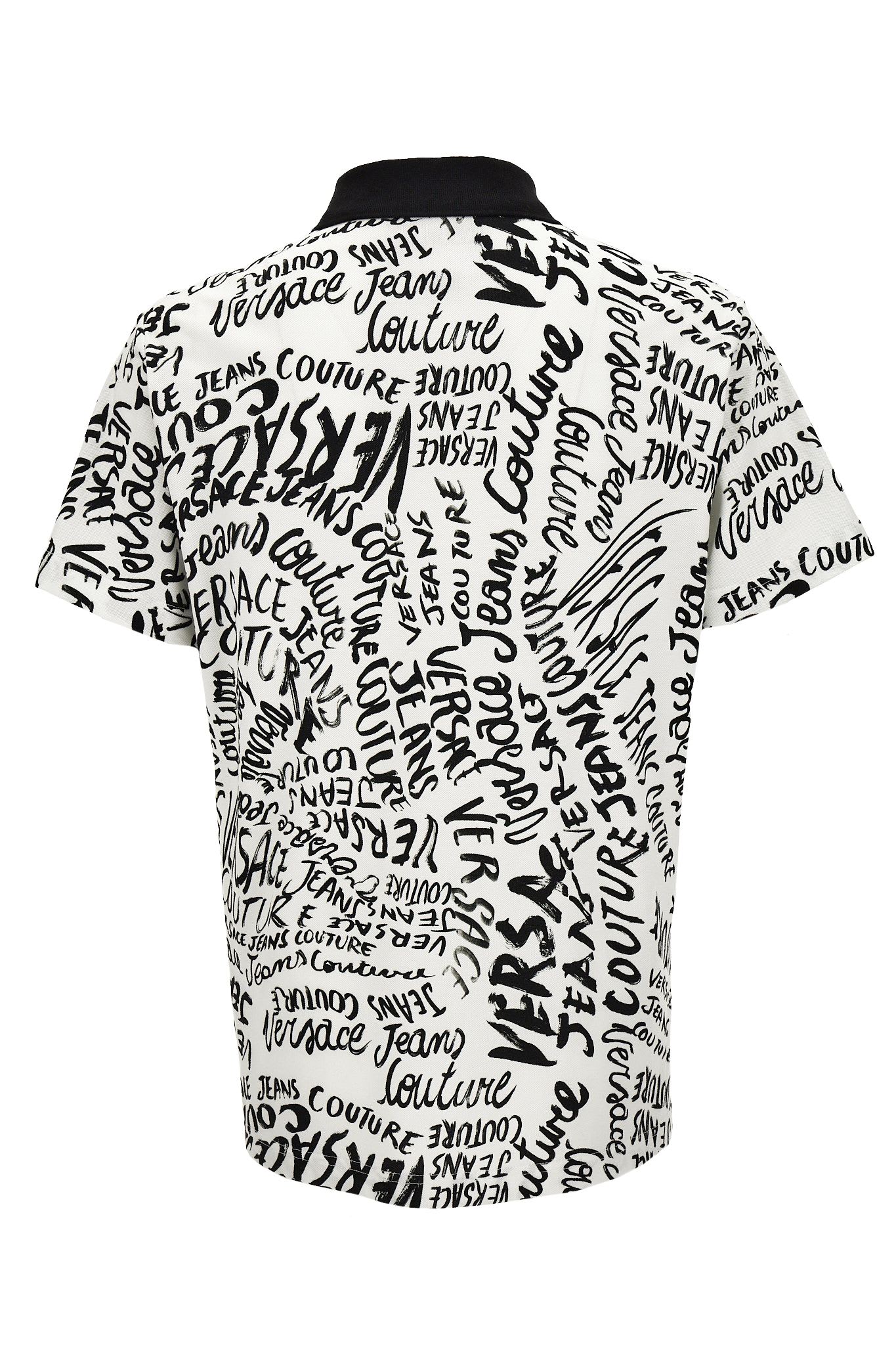 Shop Versace Jeans Couture Polo In White