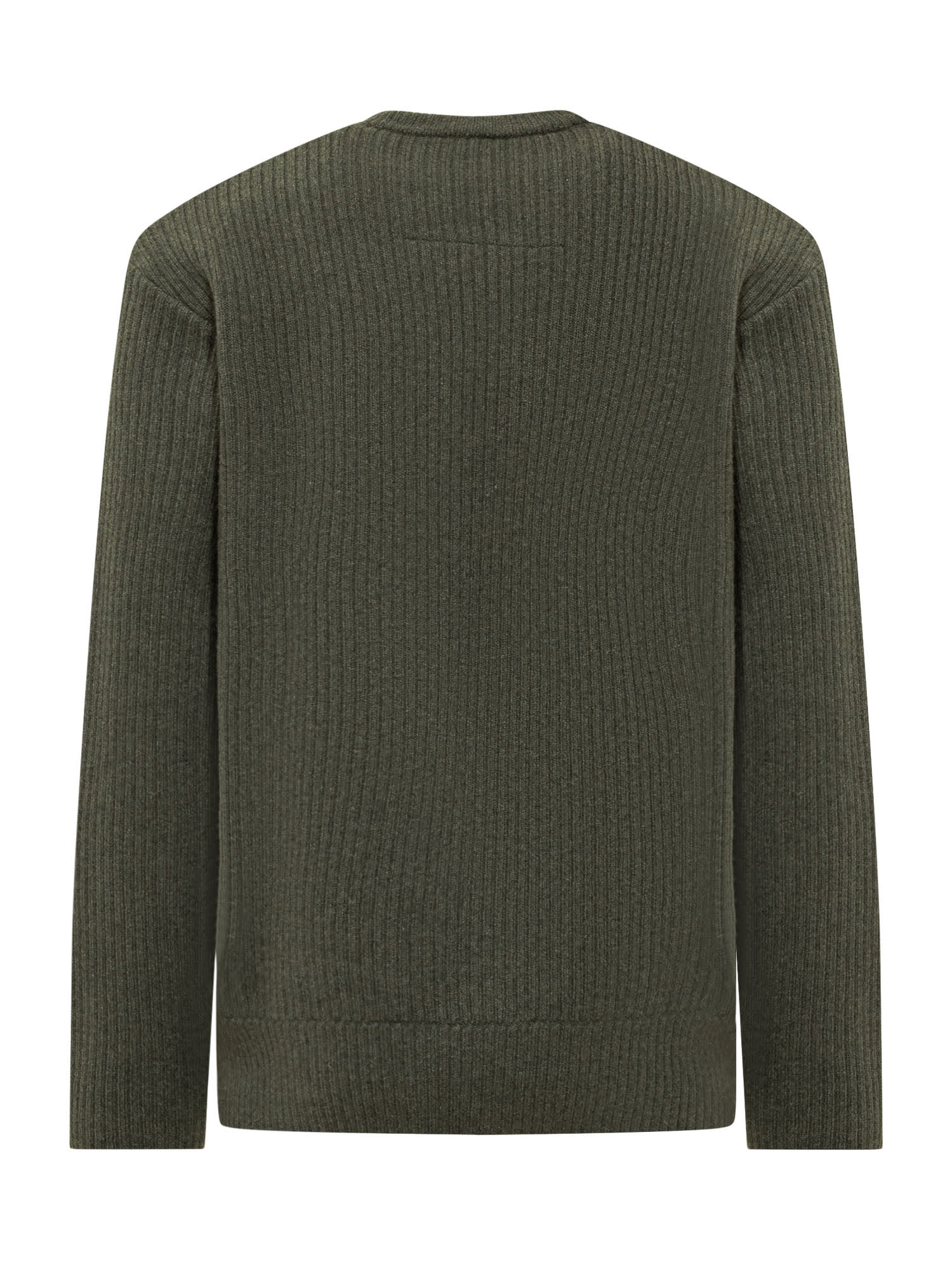 Shop Givenchy Crewneck Sweater In Military Green