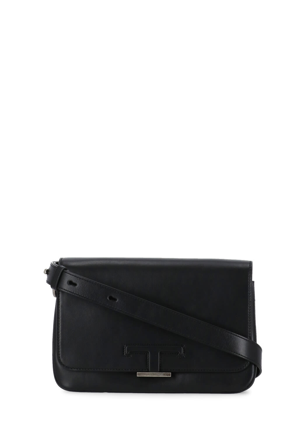 Shop Tod's Mini Pouch With Logo In Black