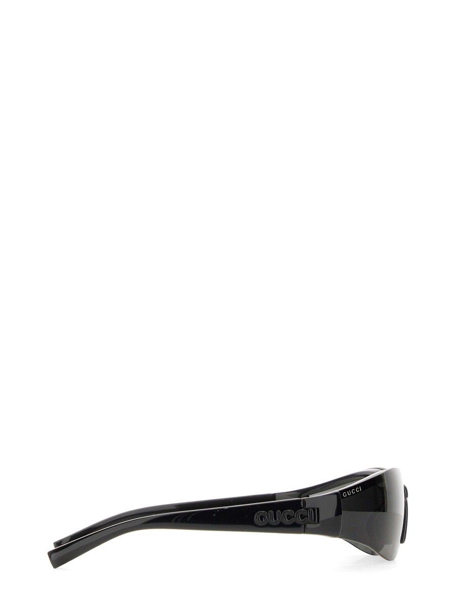 Gucci Oversized Frame Sunglasses In Black