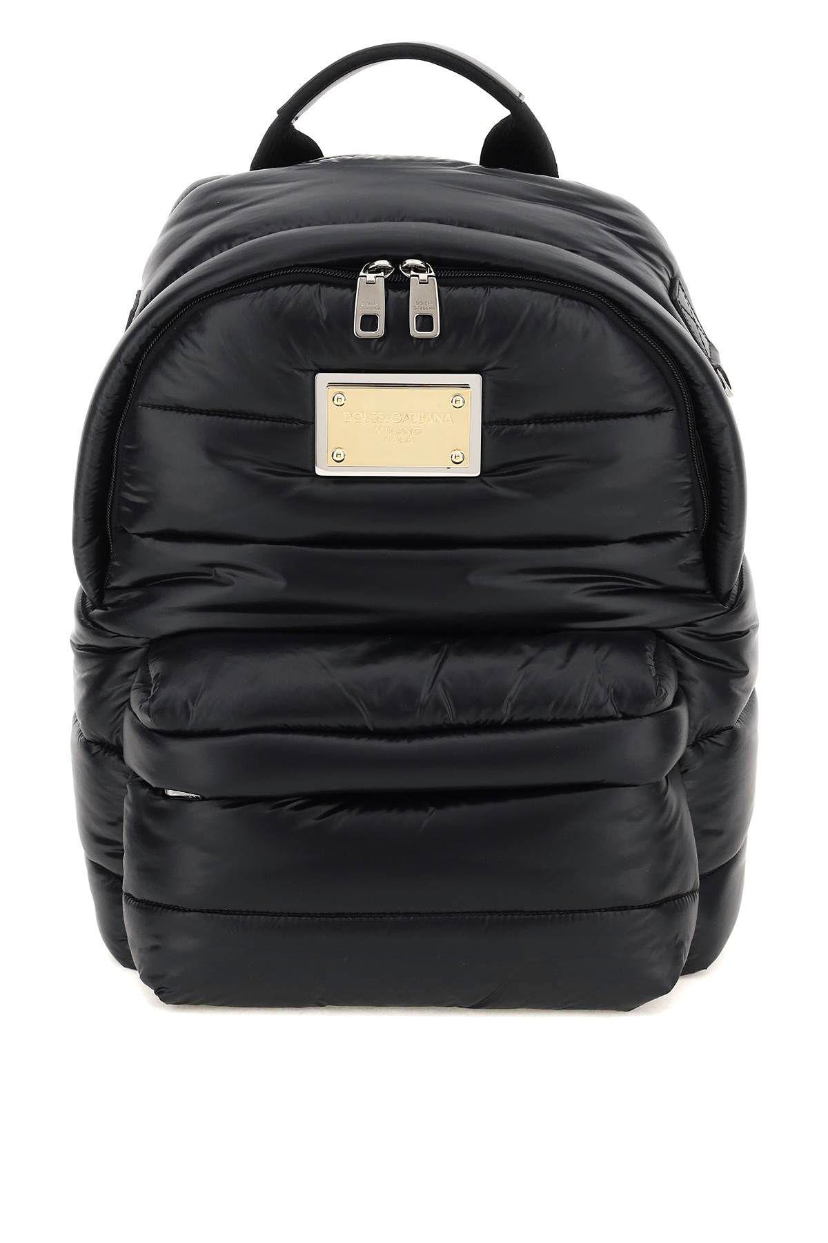 Dolce & Gabbana Padded Nylon Backpack