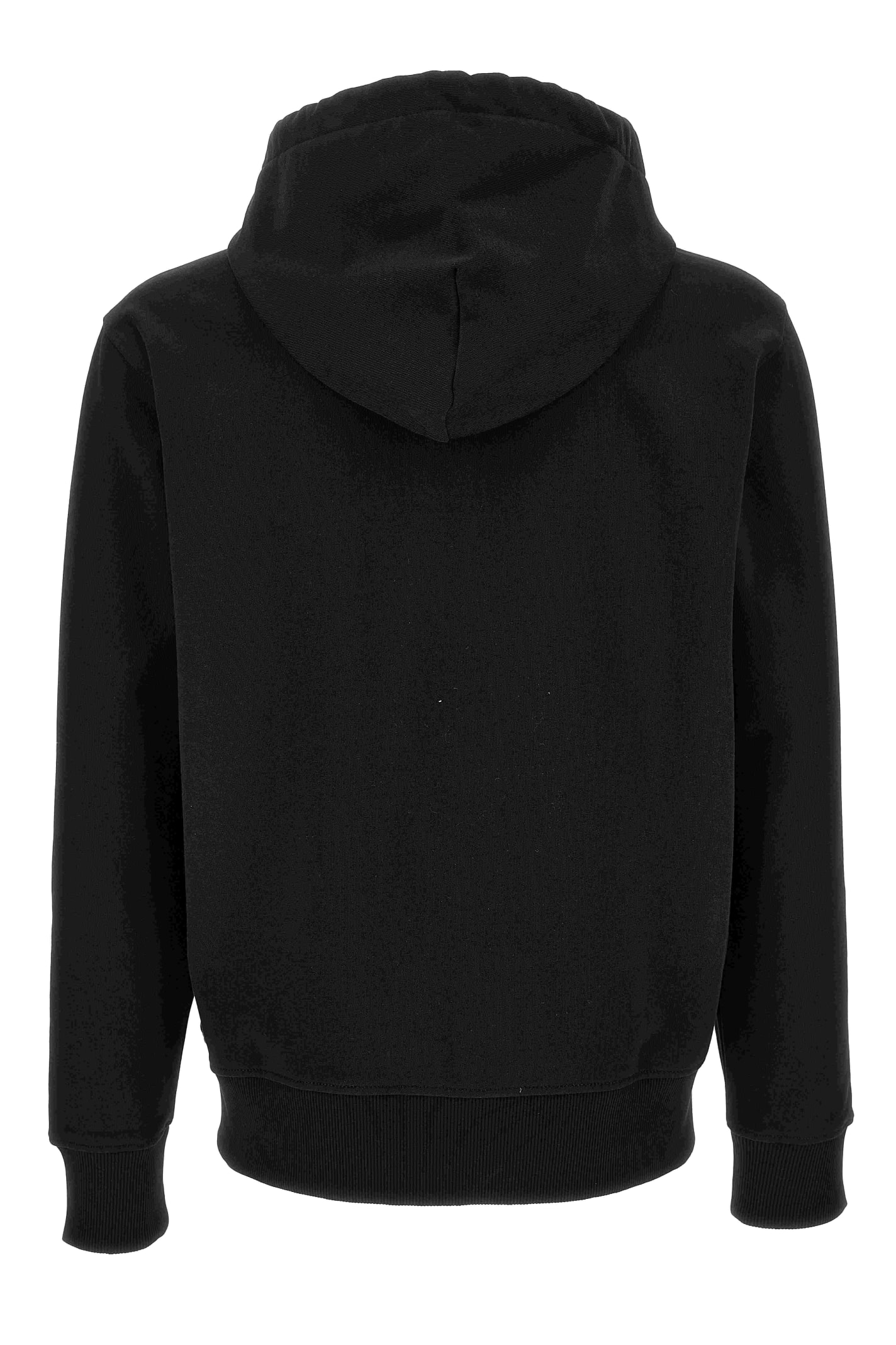 Shop Versace Jeans Couture Hoodie In Black