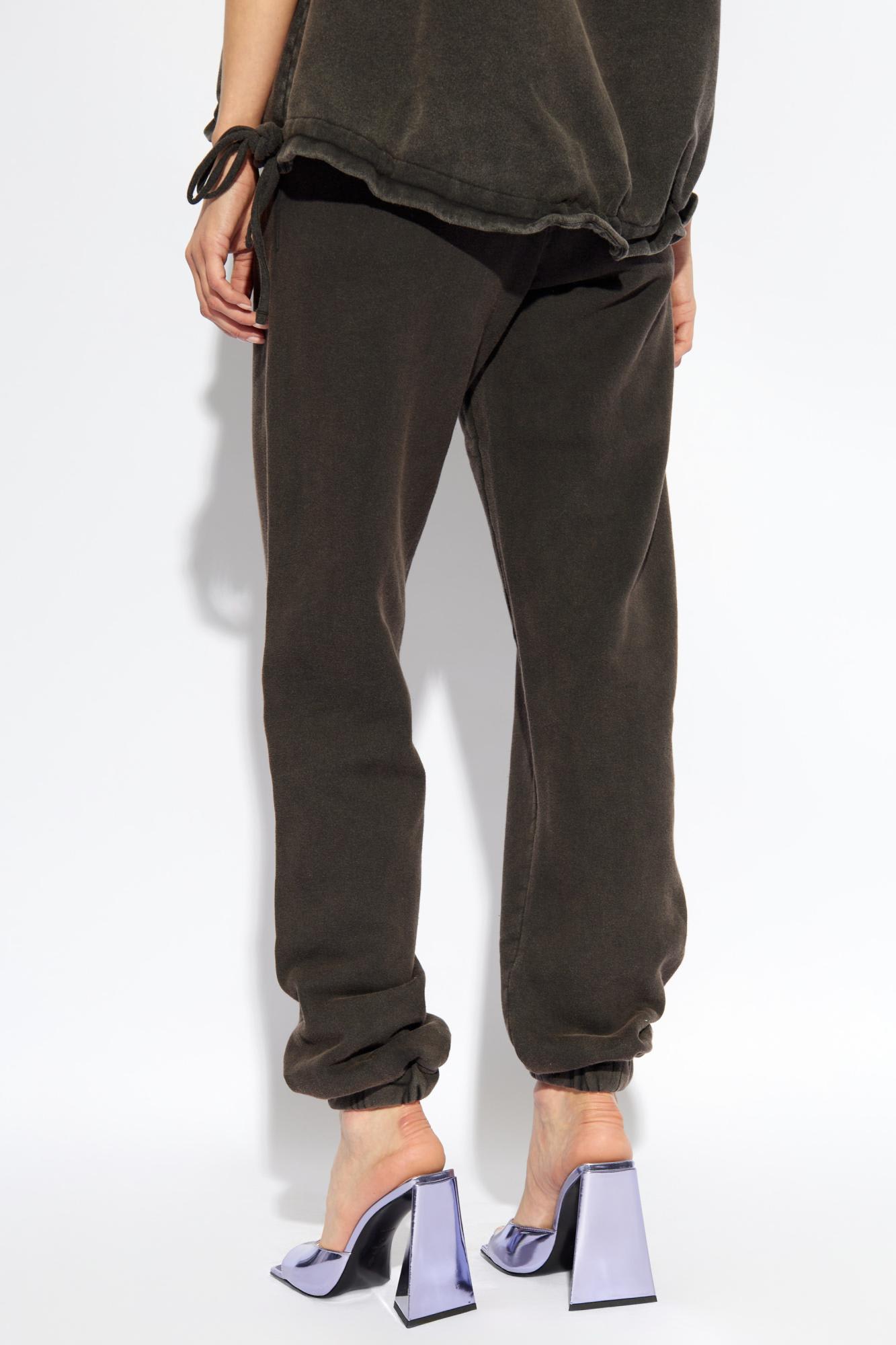 Shop Attico The  Sweatpants In Nero