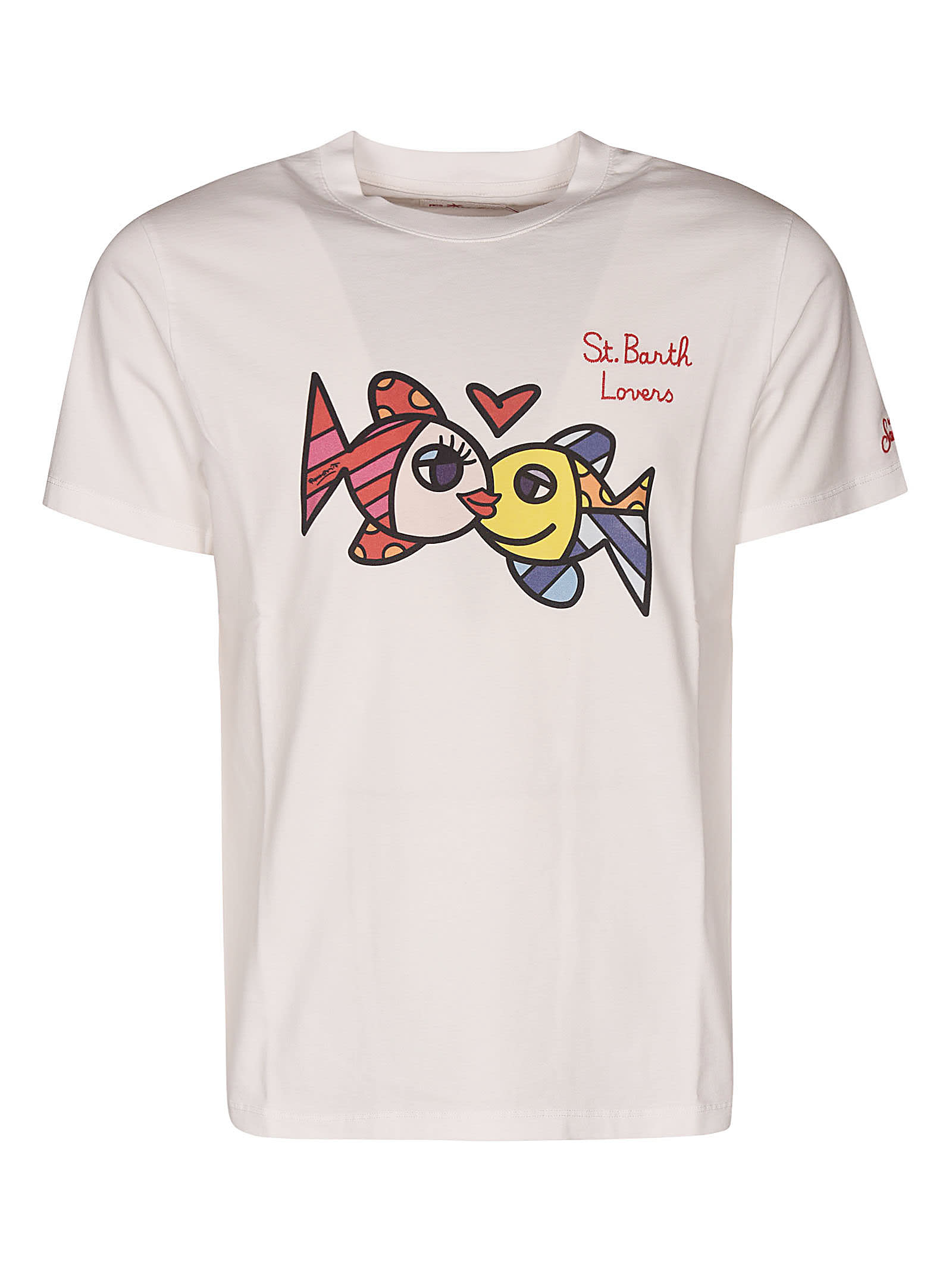 MC2 Saint Barth Embroidered Britto Fish T-shirt