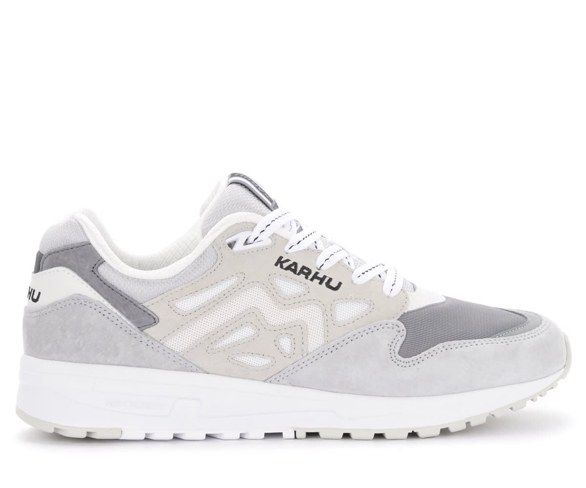 Karhu Legacy Sneakers In Suede And Gray Fabric