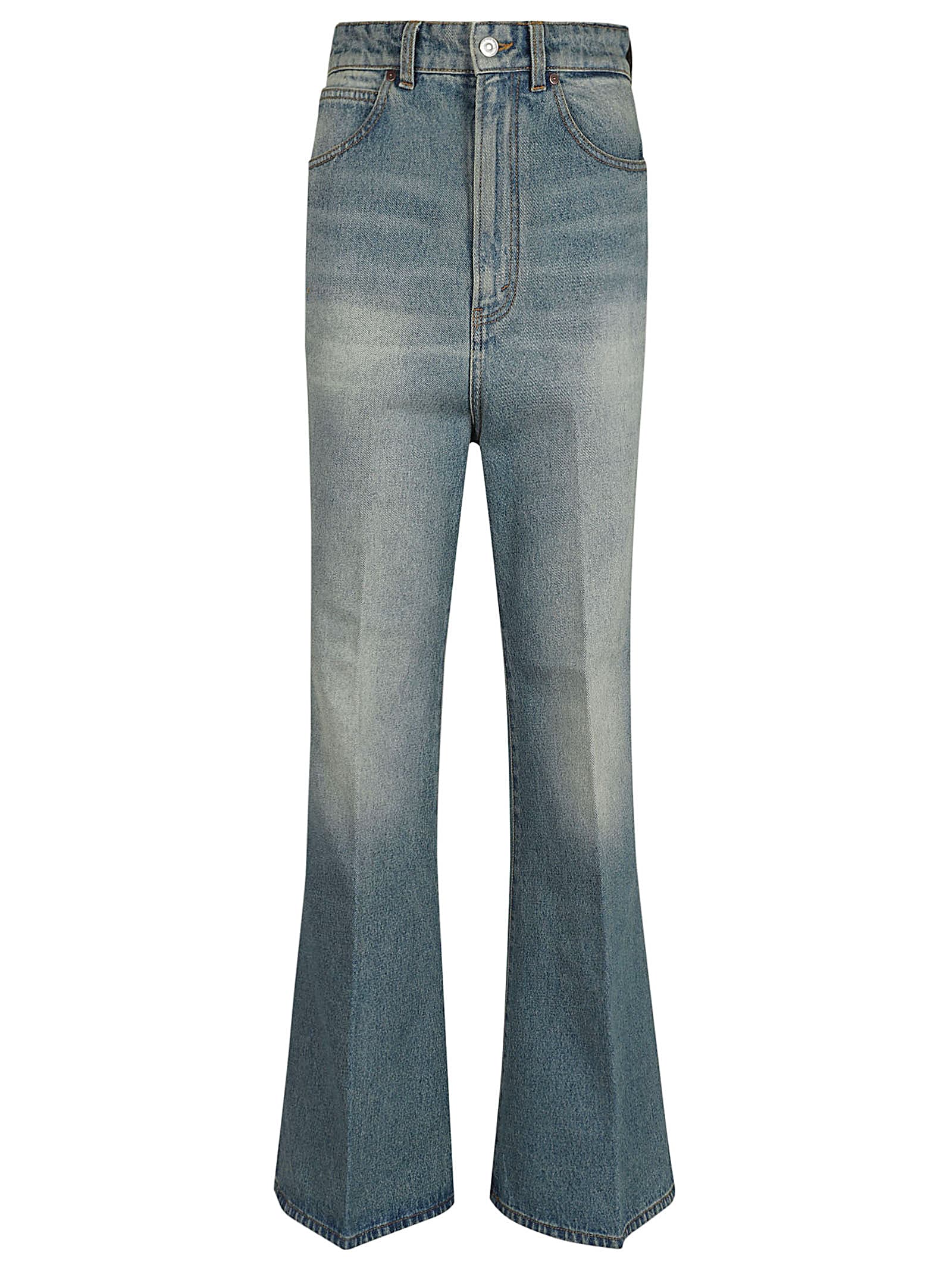 Wide-leg Kick Jeans