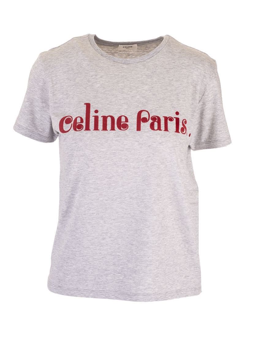 Celine T-shirt In Grey