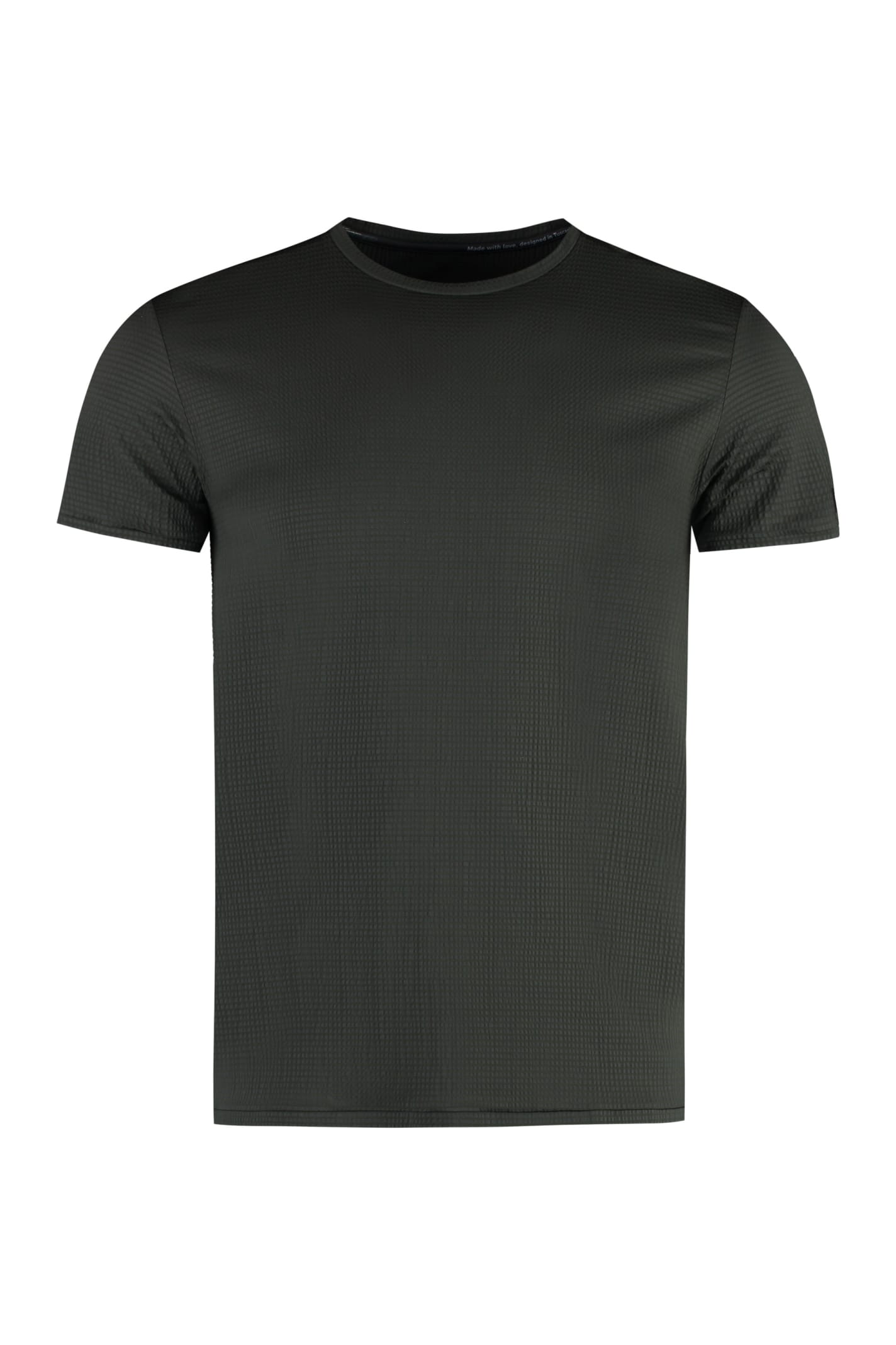 Rrd - Roberto Ricci Design Striton Techno Fabric T-shirt In Green