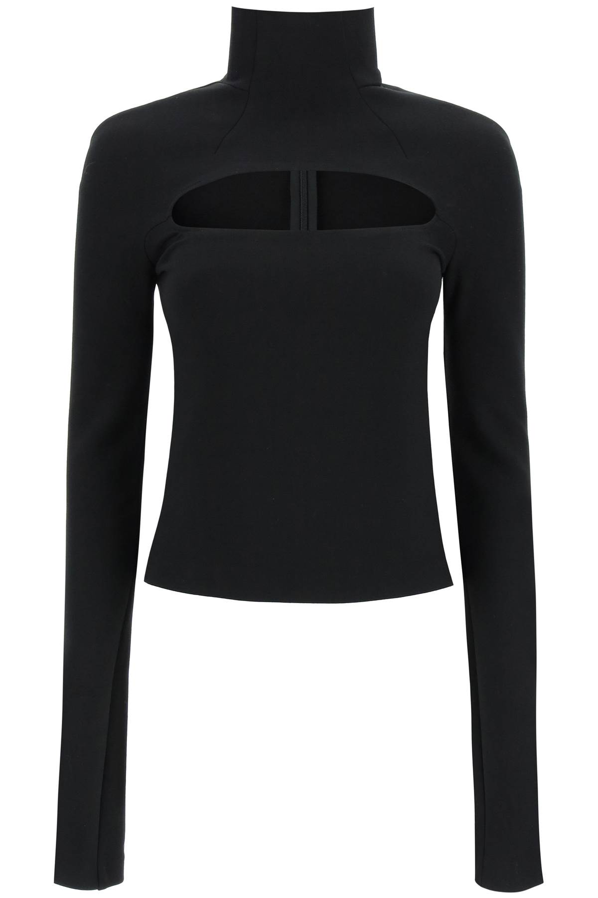 A.W.A.K.E. Mode High-neck Top With Cut Out