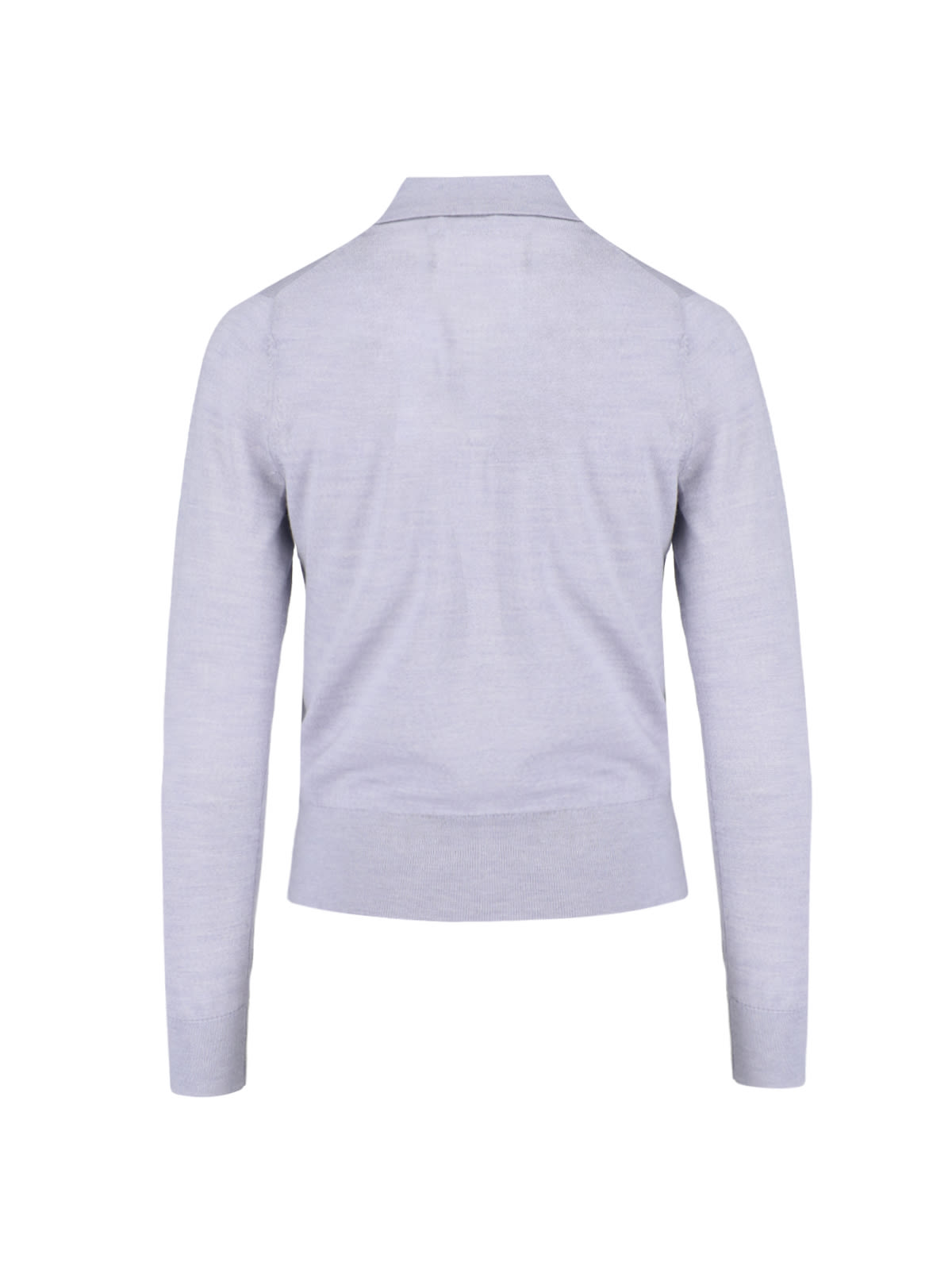 Shop Calvin Klein Wool Shirt In Gray