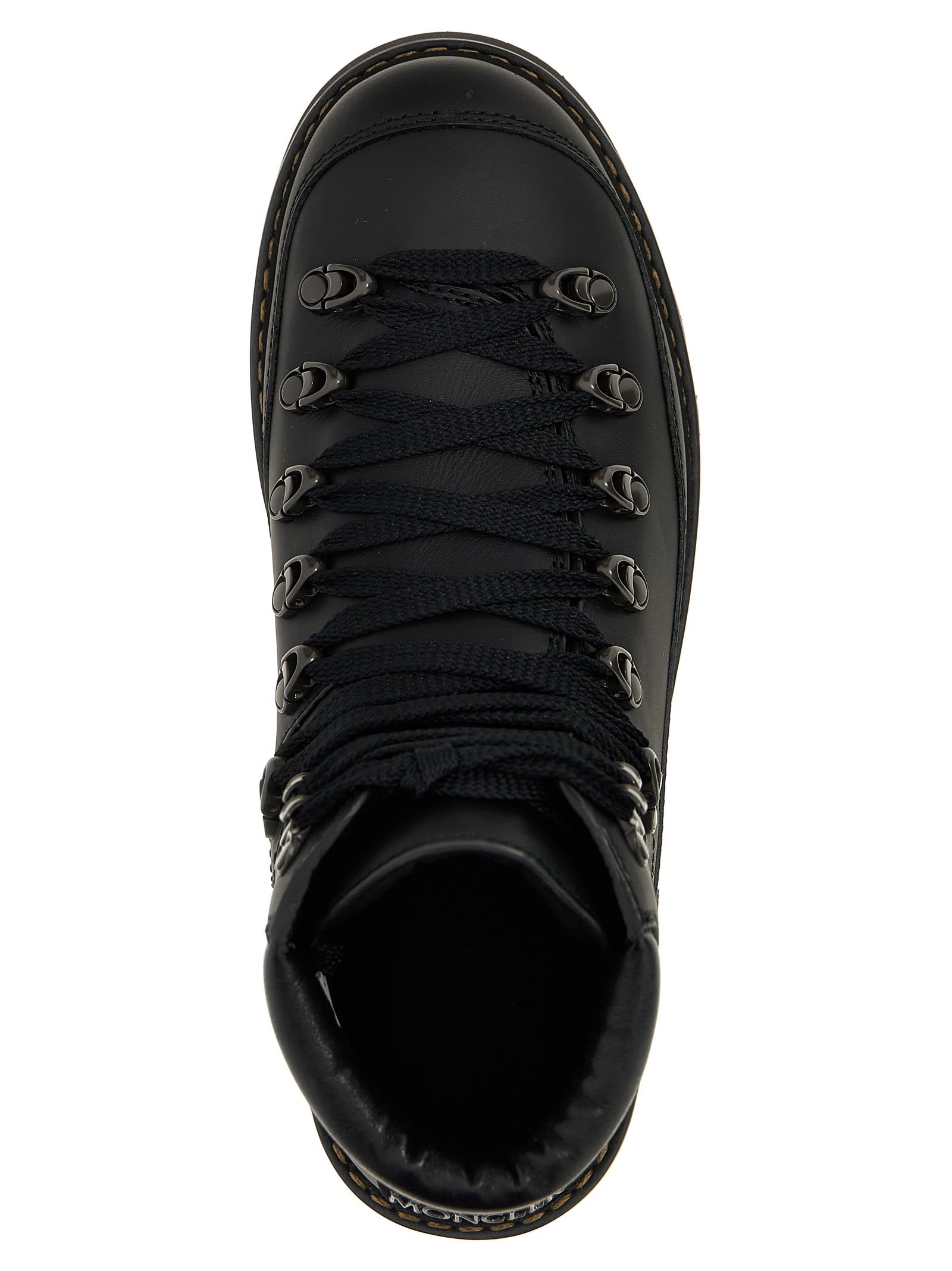 Shop Moncler Peka Trek Ankle Boots In Black