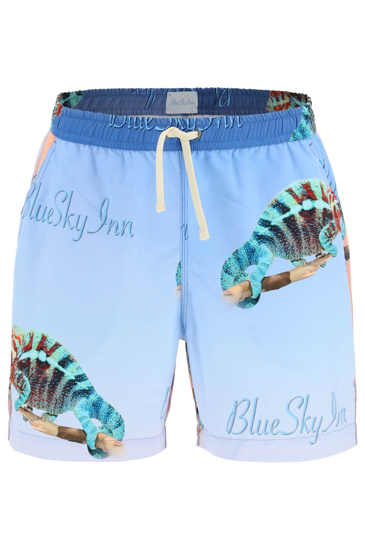 BLUE SKY INN PRINT SWIM TRUNKS