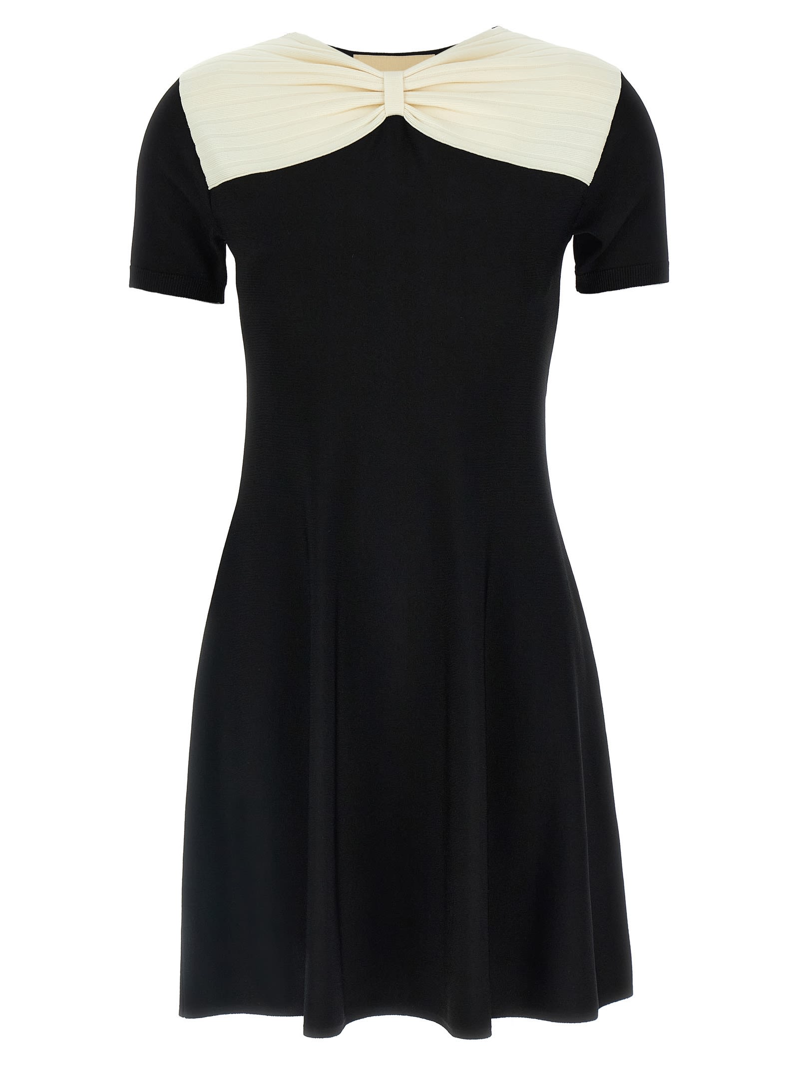 Valentino Garavani Bow Dress Dresses Black In Black