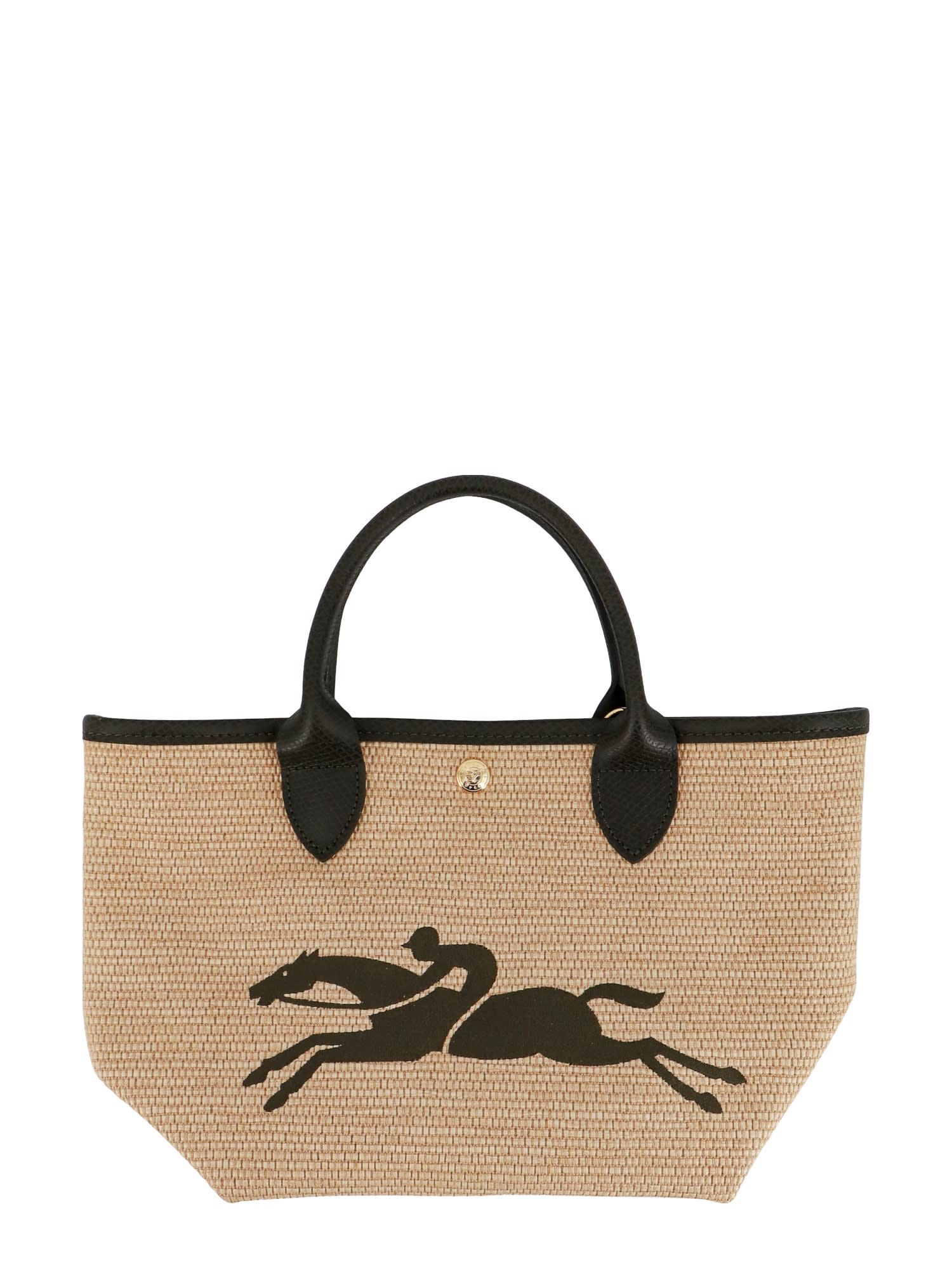 Longchamp Le Panier Pliage Handbag In Lead