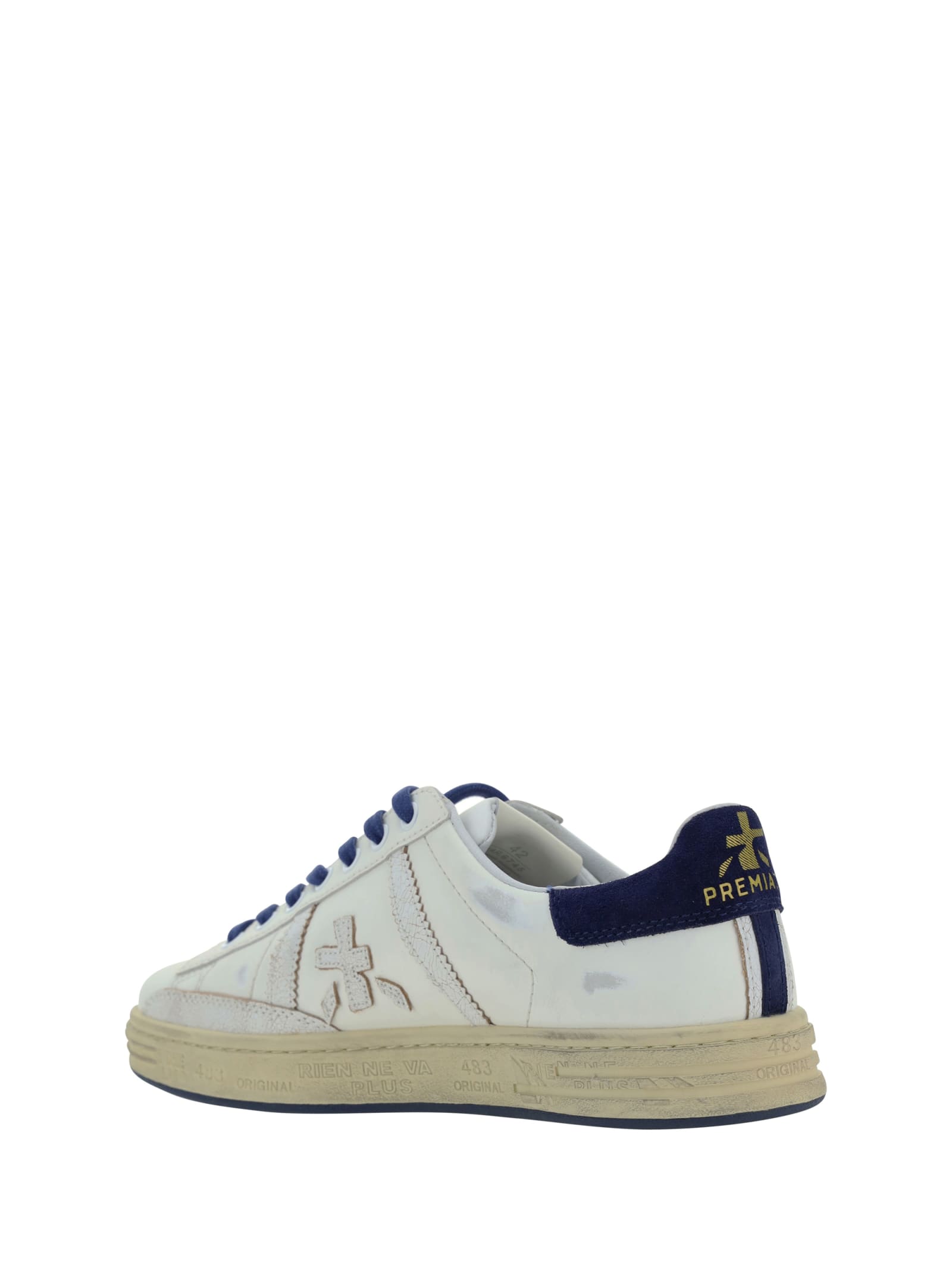 Shop Premiata Russell Sneakers In Off White