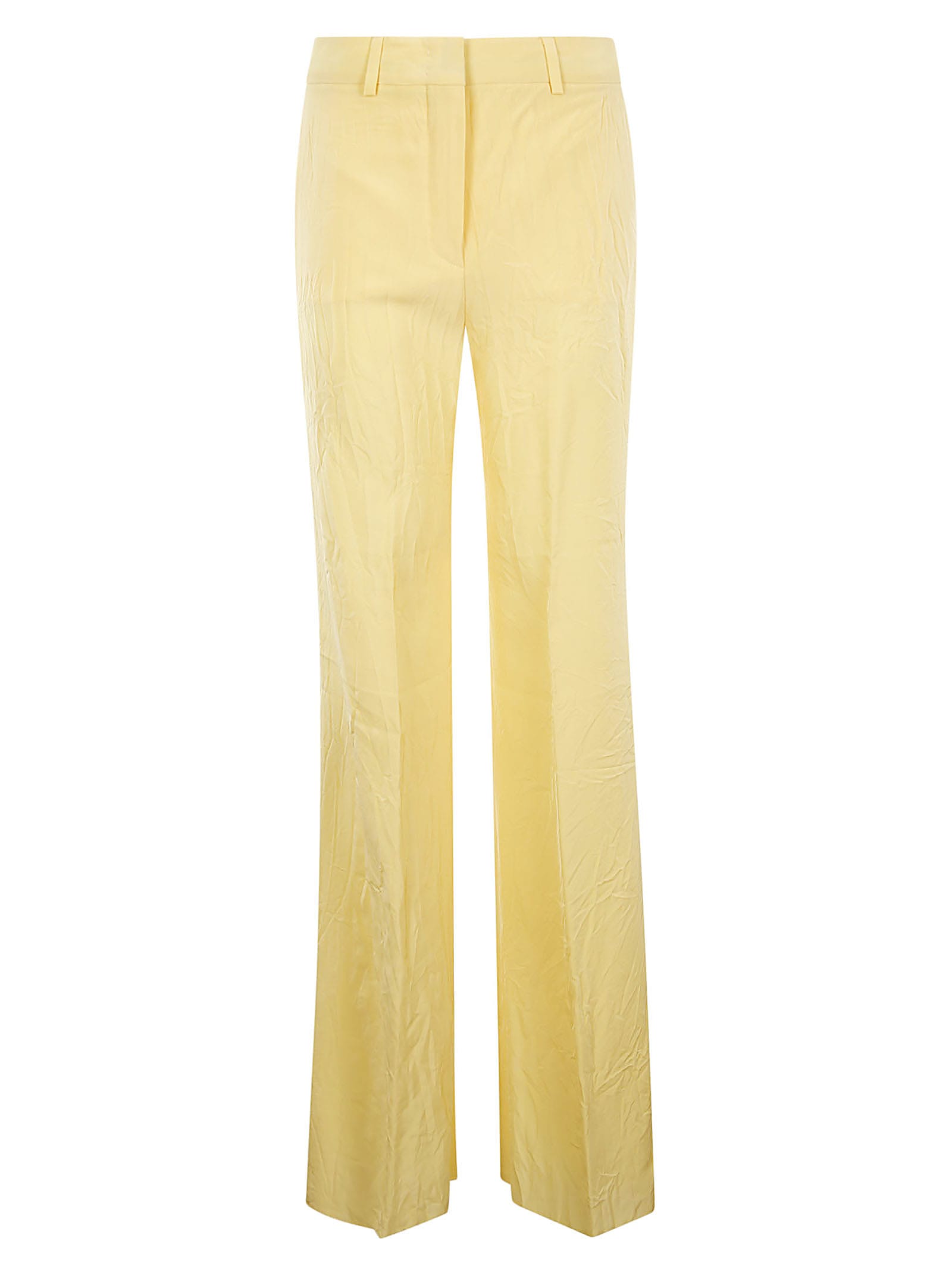 Sportmax Ausgestellte High-waist-hose In Mango