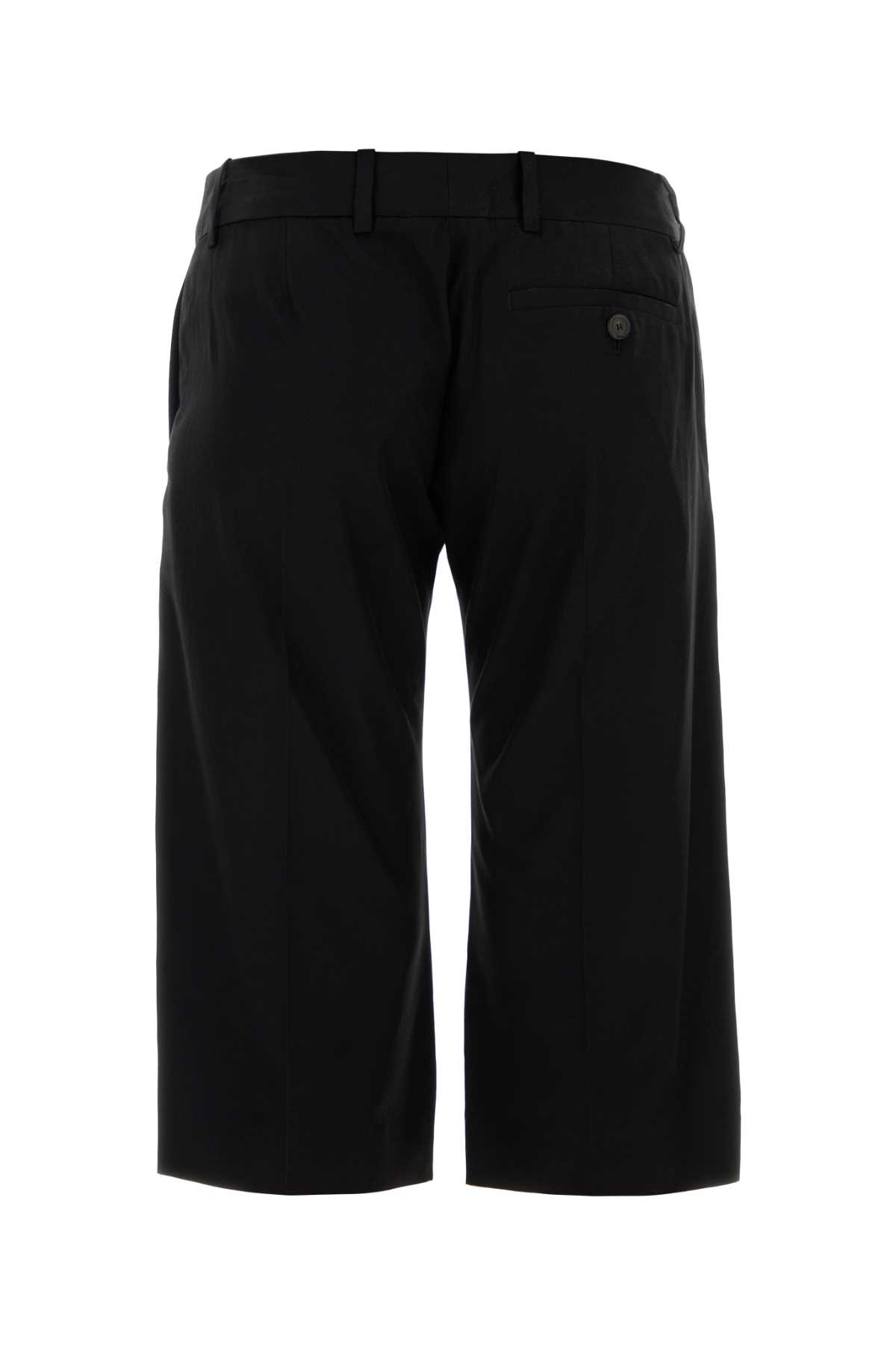 Balenciaga Capri Pant Made From Lyocell Fabric In Black