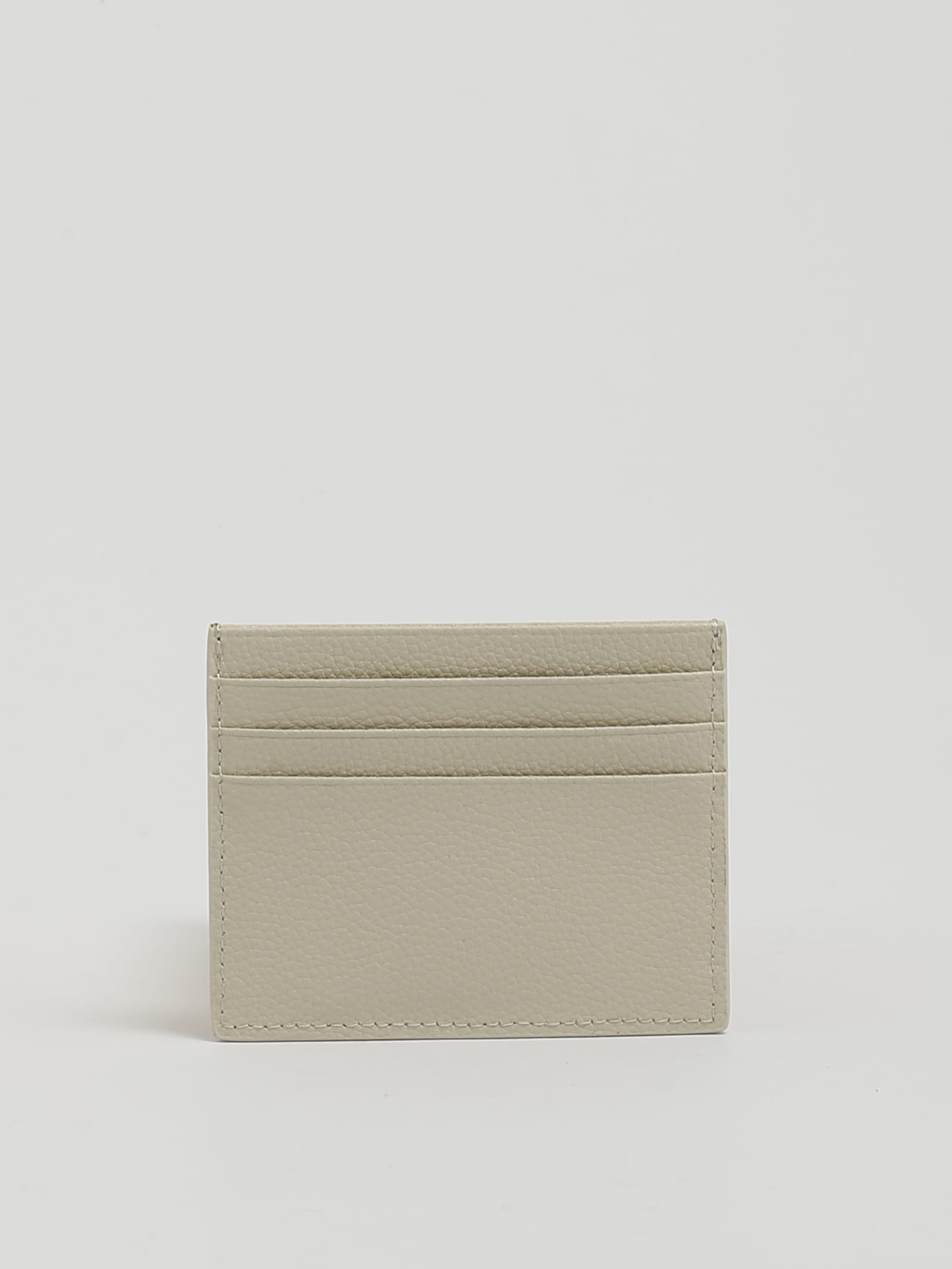Shop Patrizia Pepe Leather Wallet In Panna