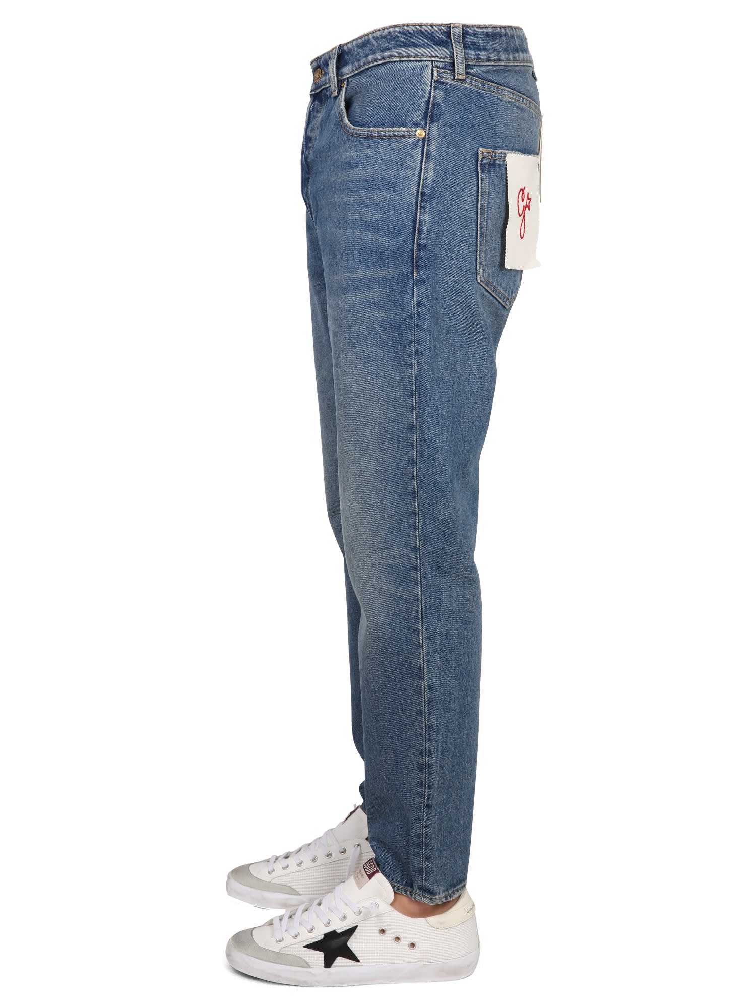 GOLDEN GOOSE HAPPY JEANS