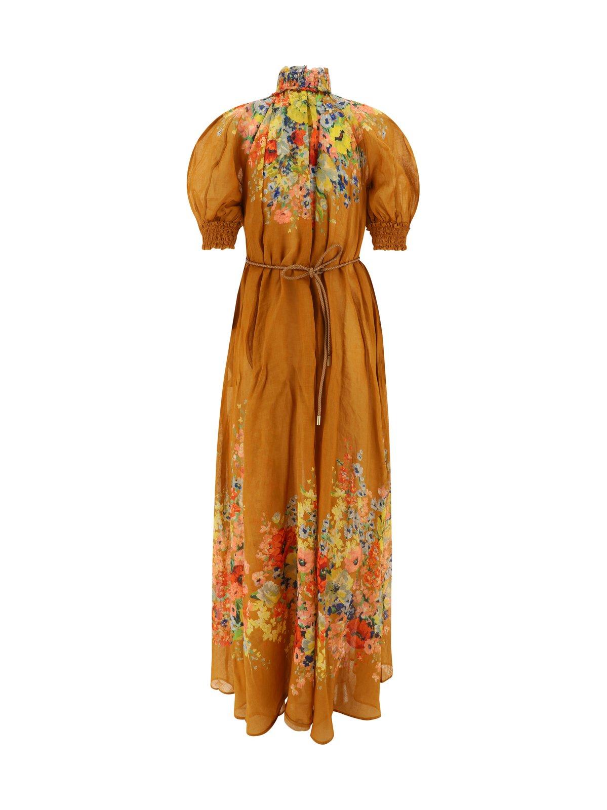 Shop Zimmermann Alight Swing Maxi Dress In Multicolour