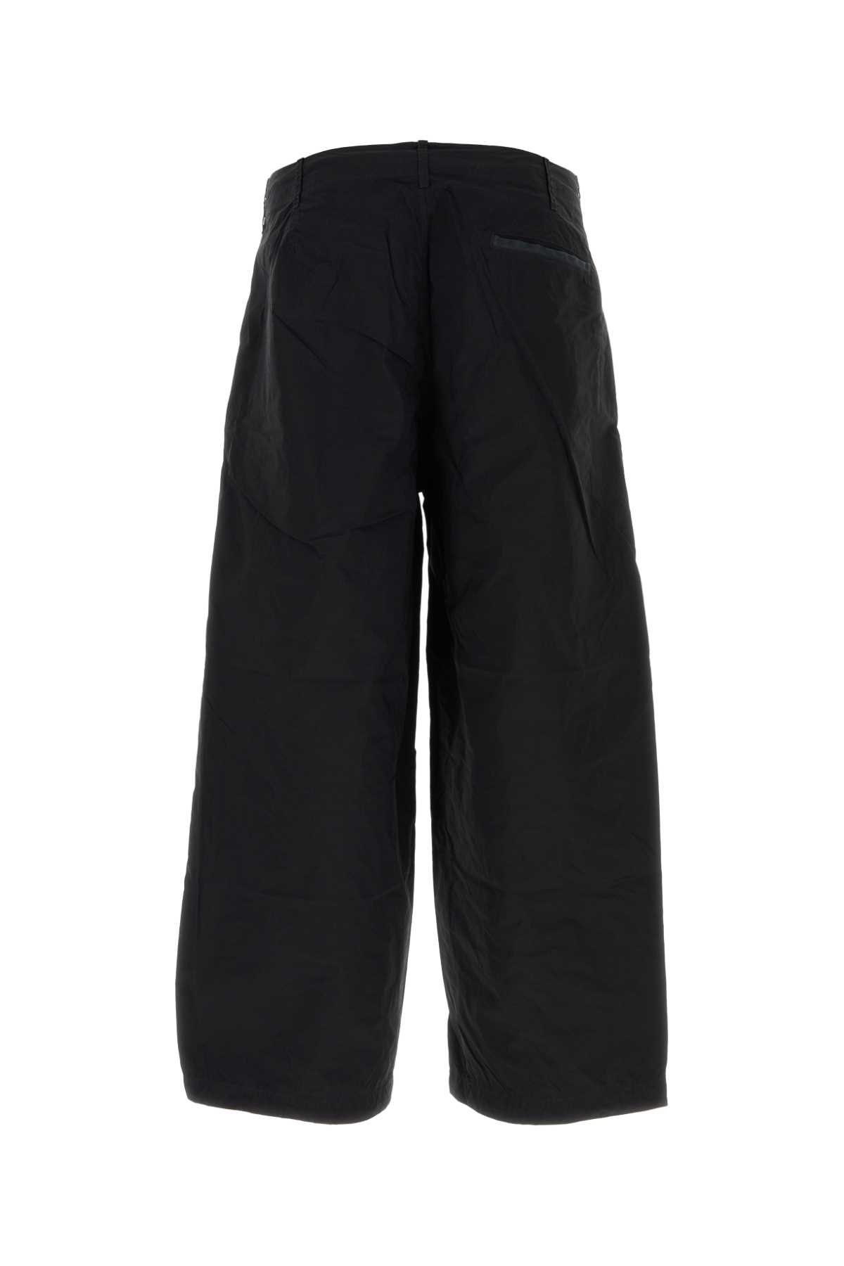 Shop Ten C Black Nylon Cargo Pant In 999