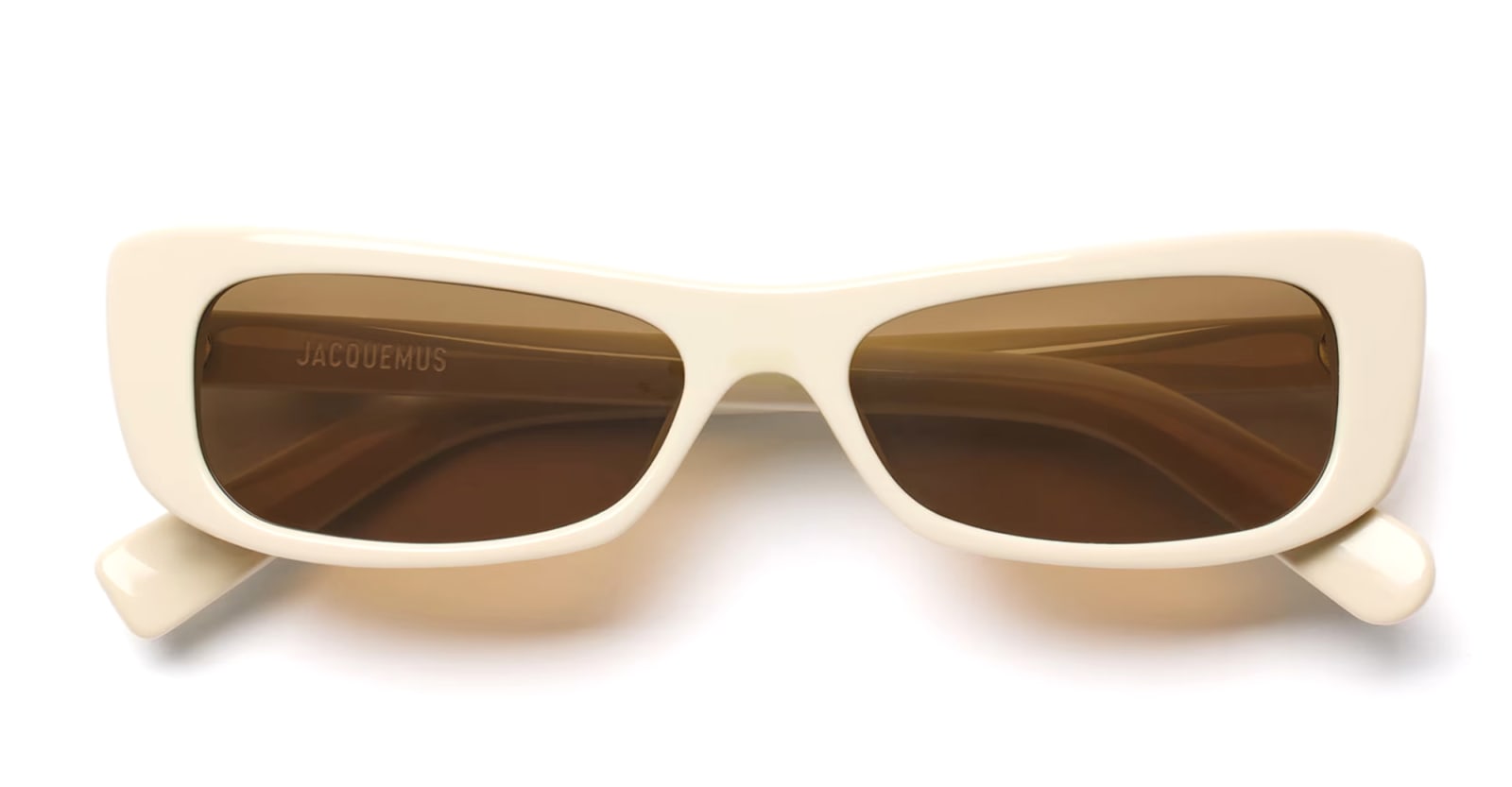 Jacquemus Capri - Beige Sunglasses In Capri Beige Yellow Gold