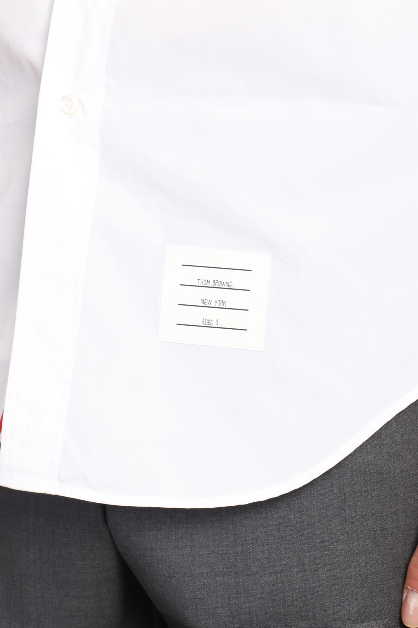 Shop Thom Browne Shirt In White Cotton
