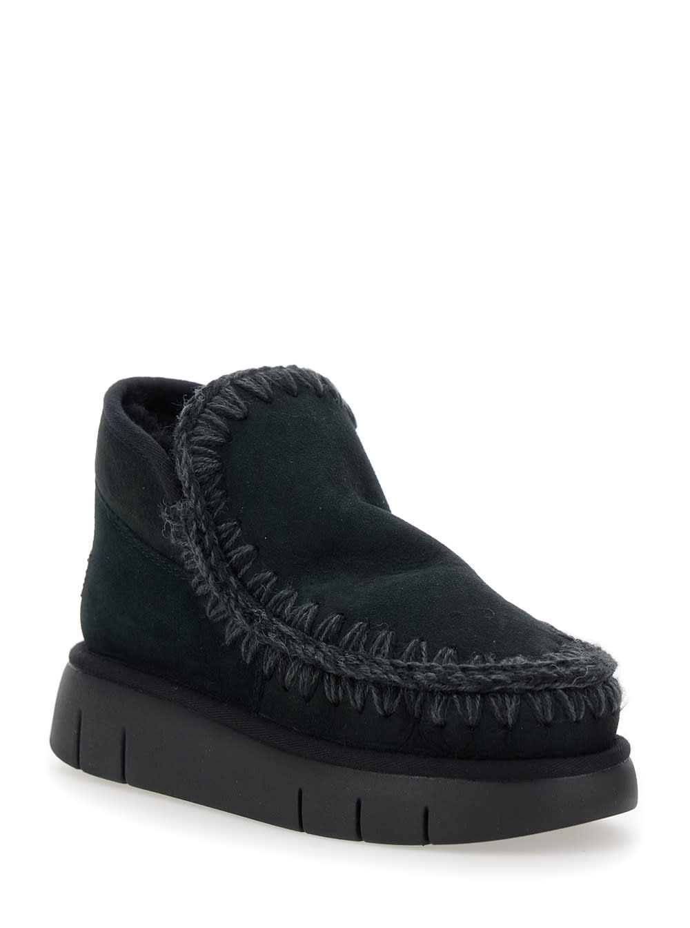 Shop Mou Eskimo Sneaker Bounce In Black