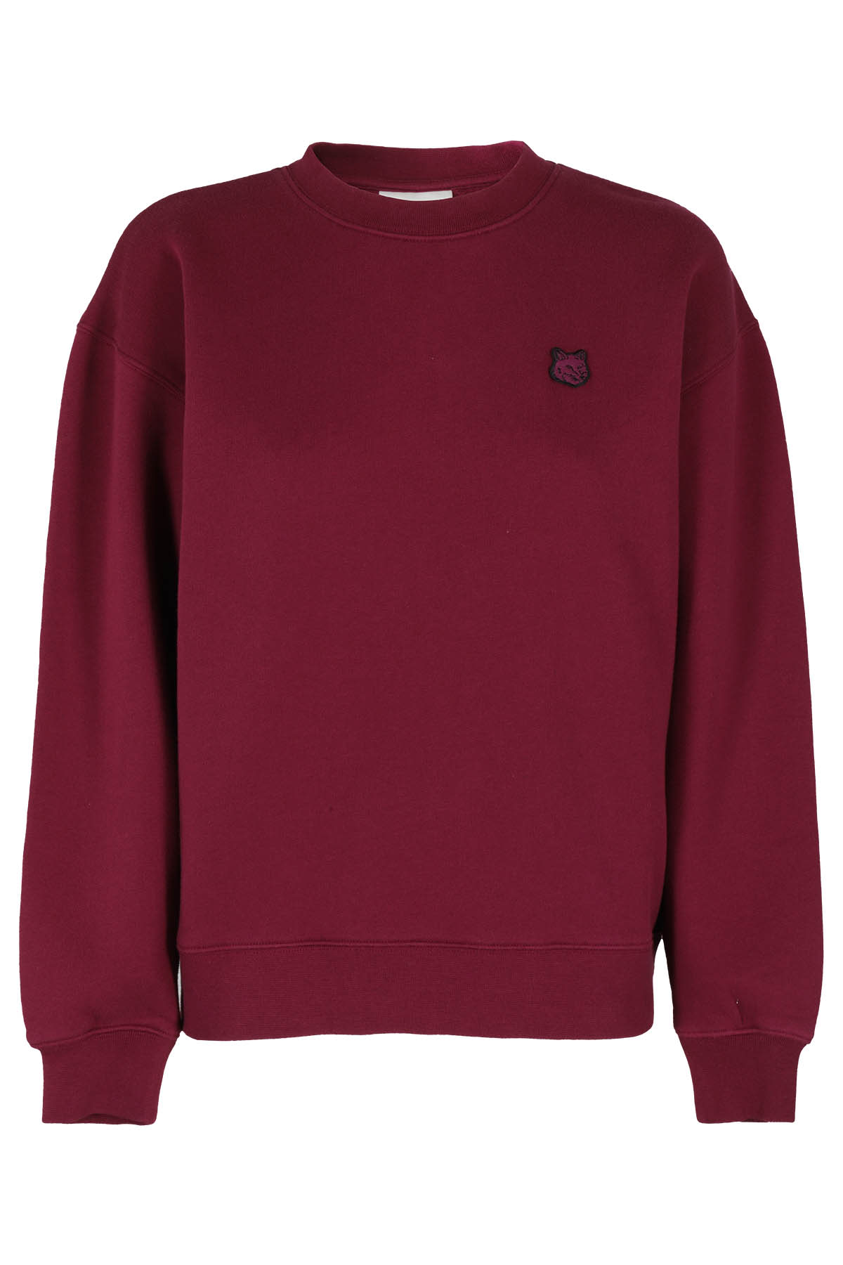 Maison Kitsuné Fox Head Patch Sweatshirt In Grape | ModeSens