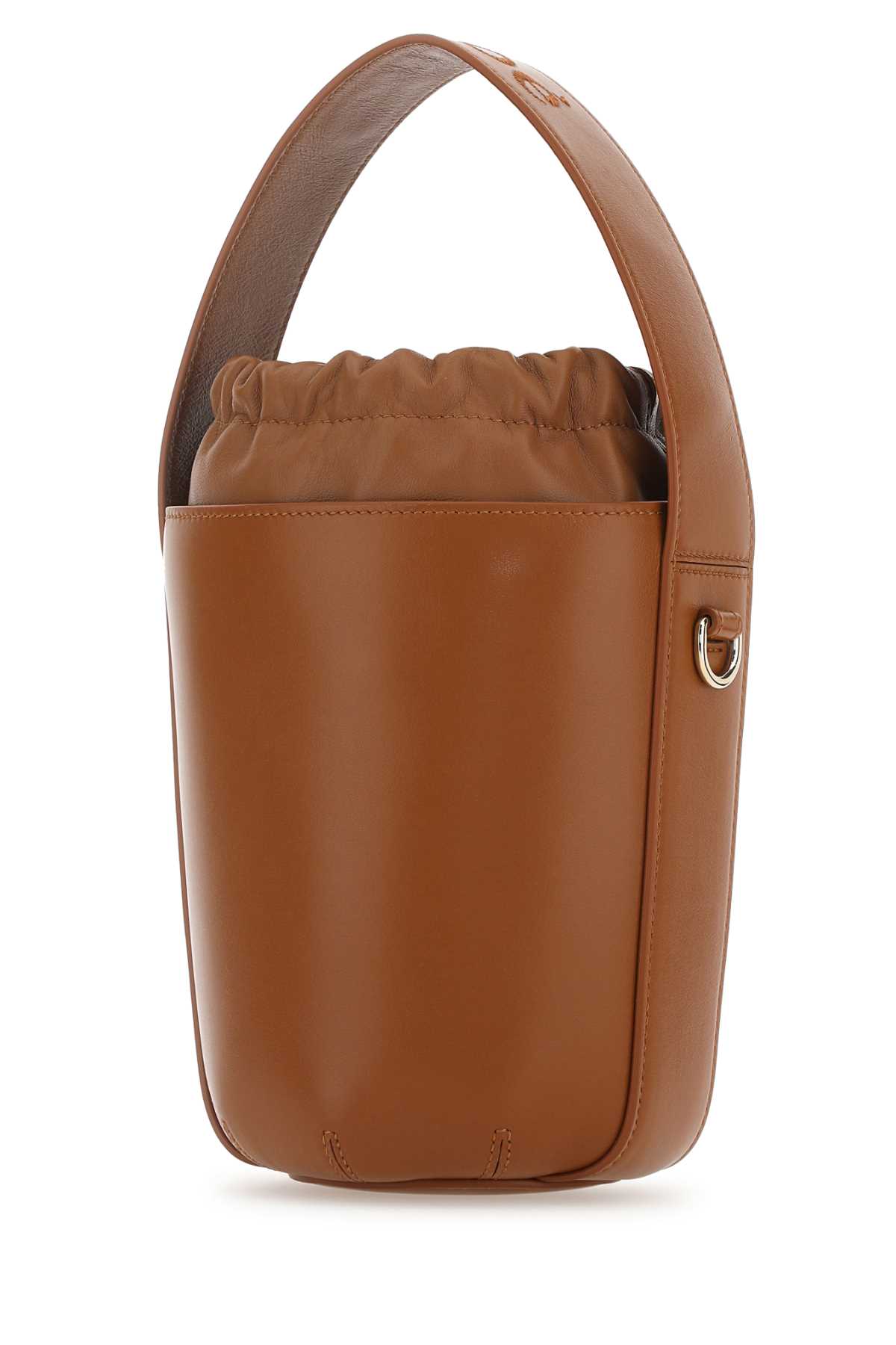 Shop Chloé Caramel Leather Bucket Bag