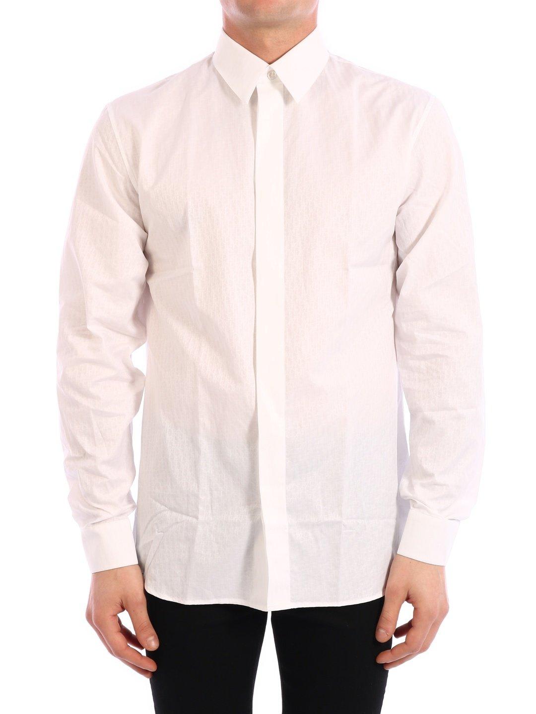 Jacquard Long-sleeved Shirt