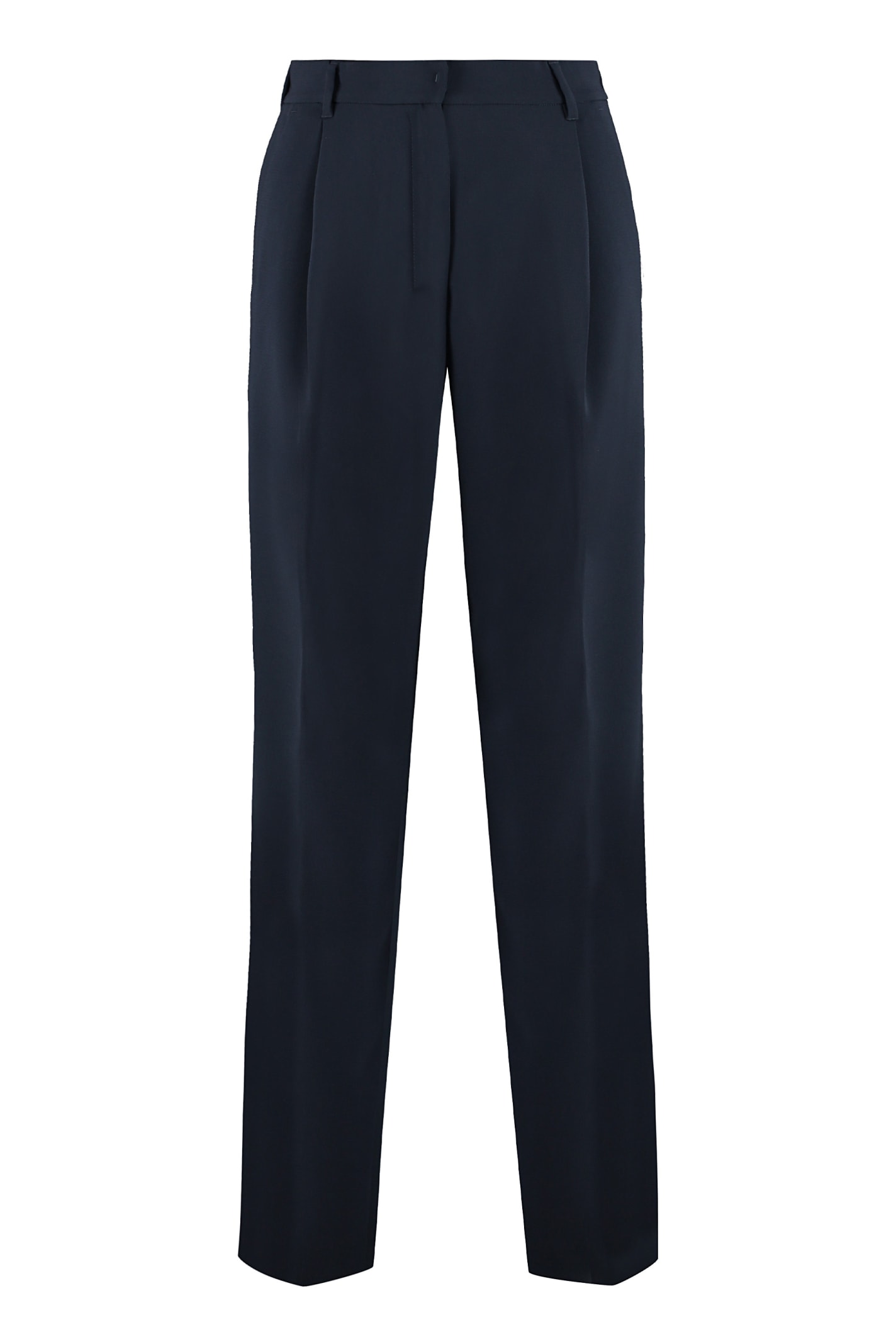 's Max Mara S Max Mara Michela Cady Trousers In Blue