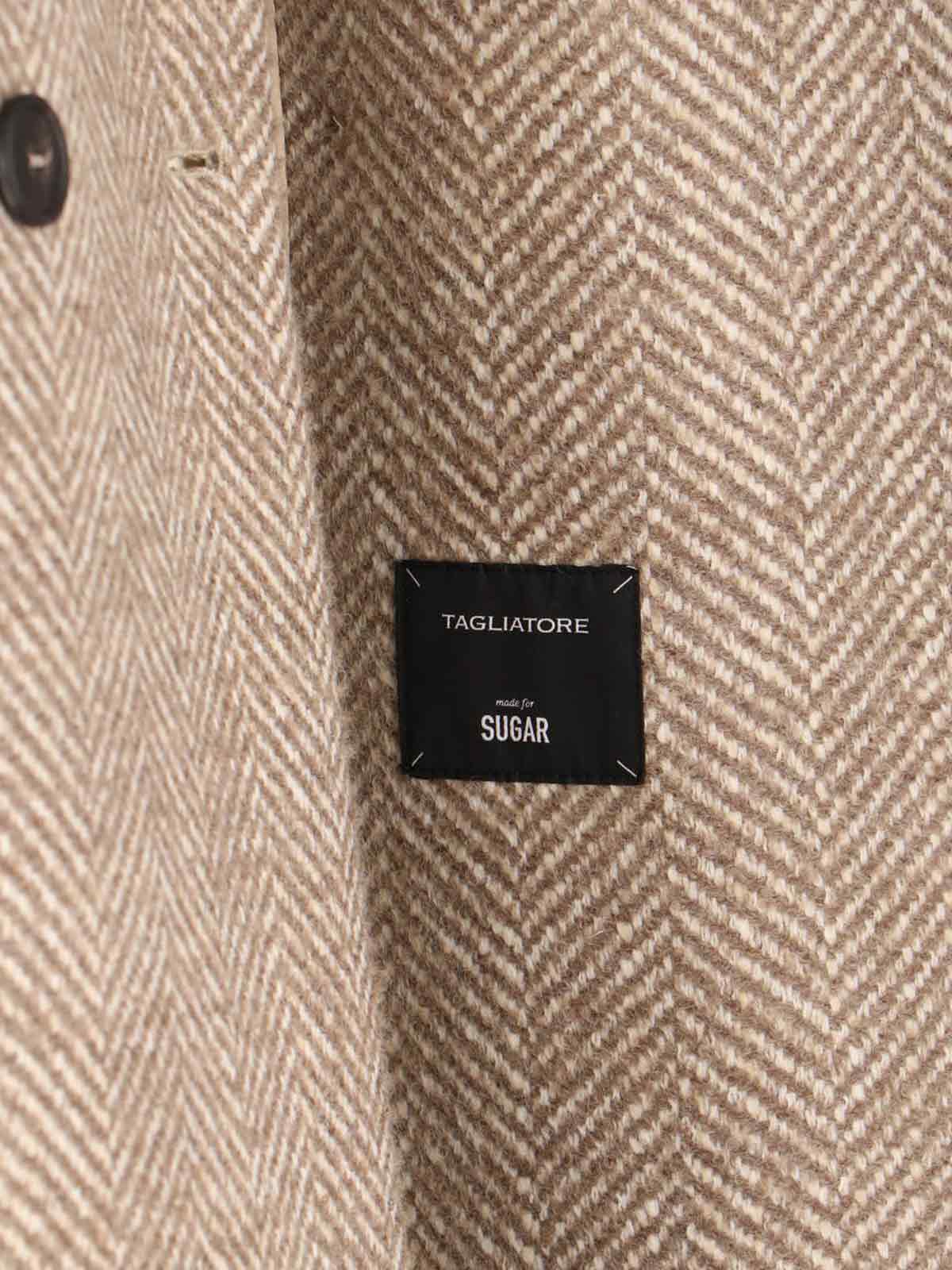 Tagliatore Versatile Jacket With Flap Pockets And Vents In Neutral