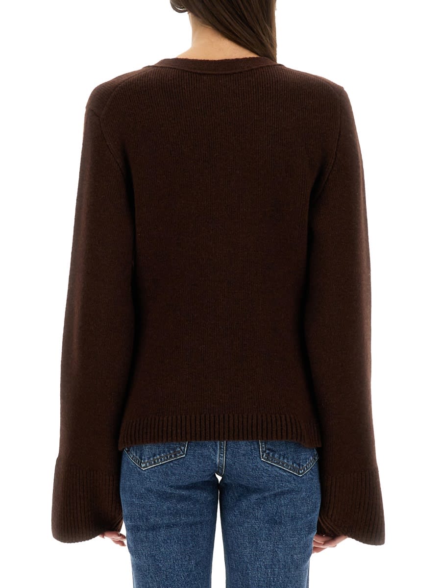 Khaite Scarlet Cashmere Cardigan